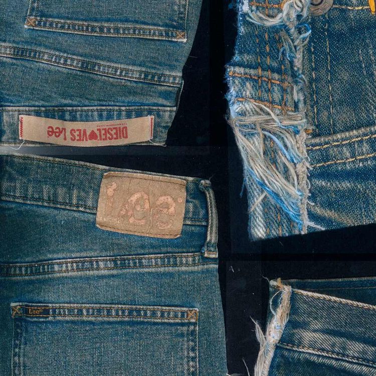 image showing Diesel and Lee denim