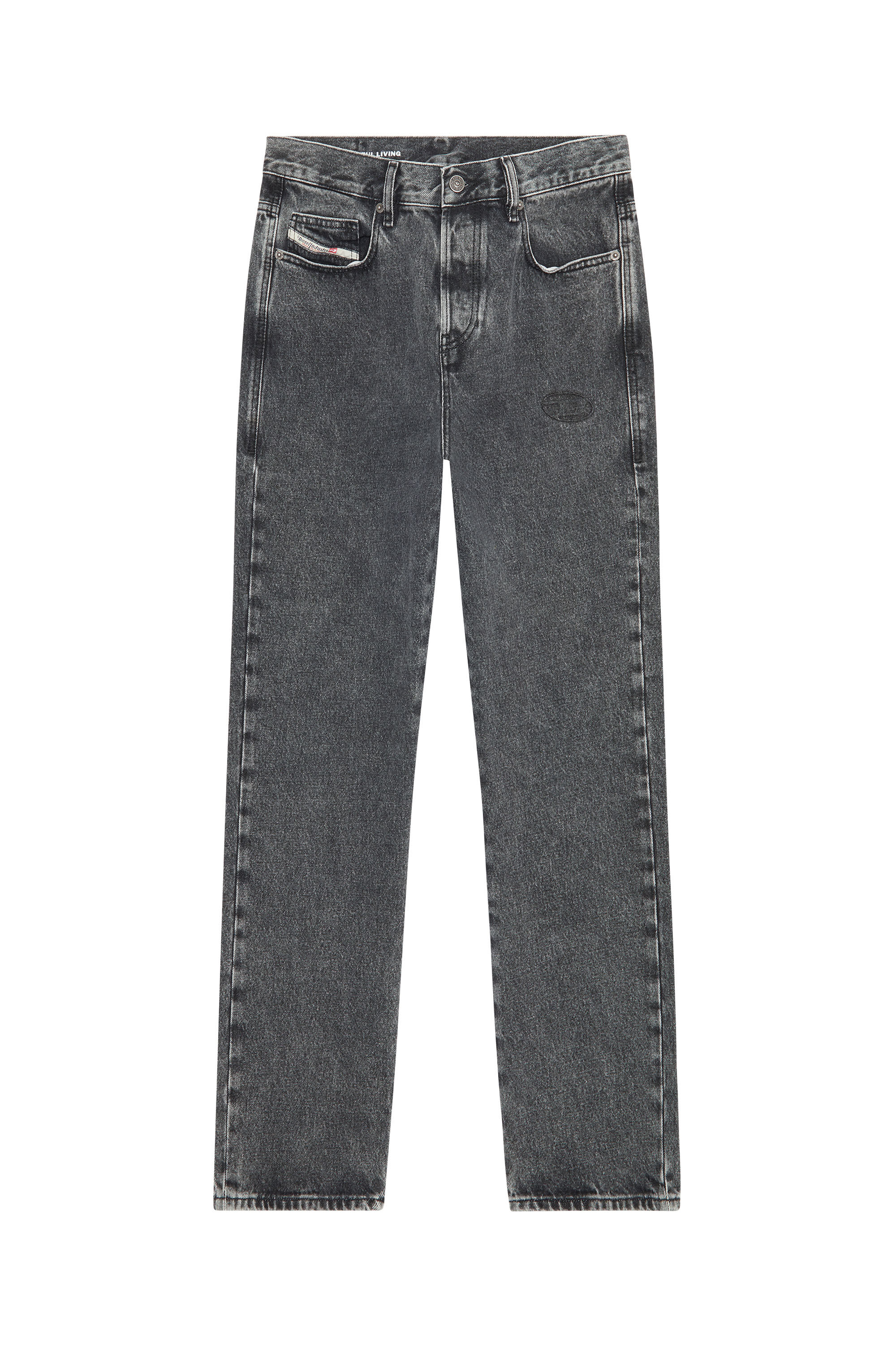 Diesel - Man's Straight Jeans 2020 D-Viker 007N4, Black/Dark grey - 2
