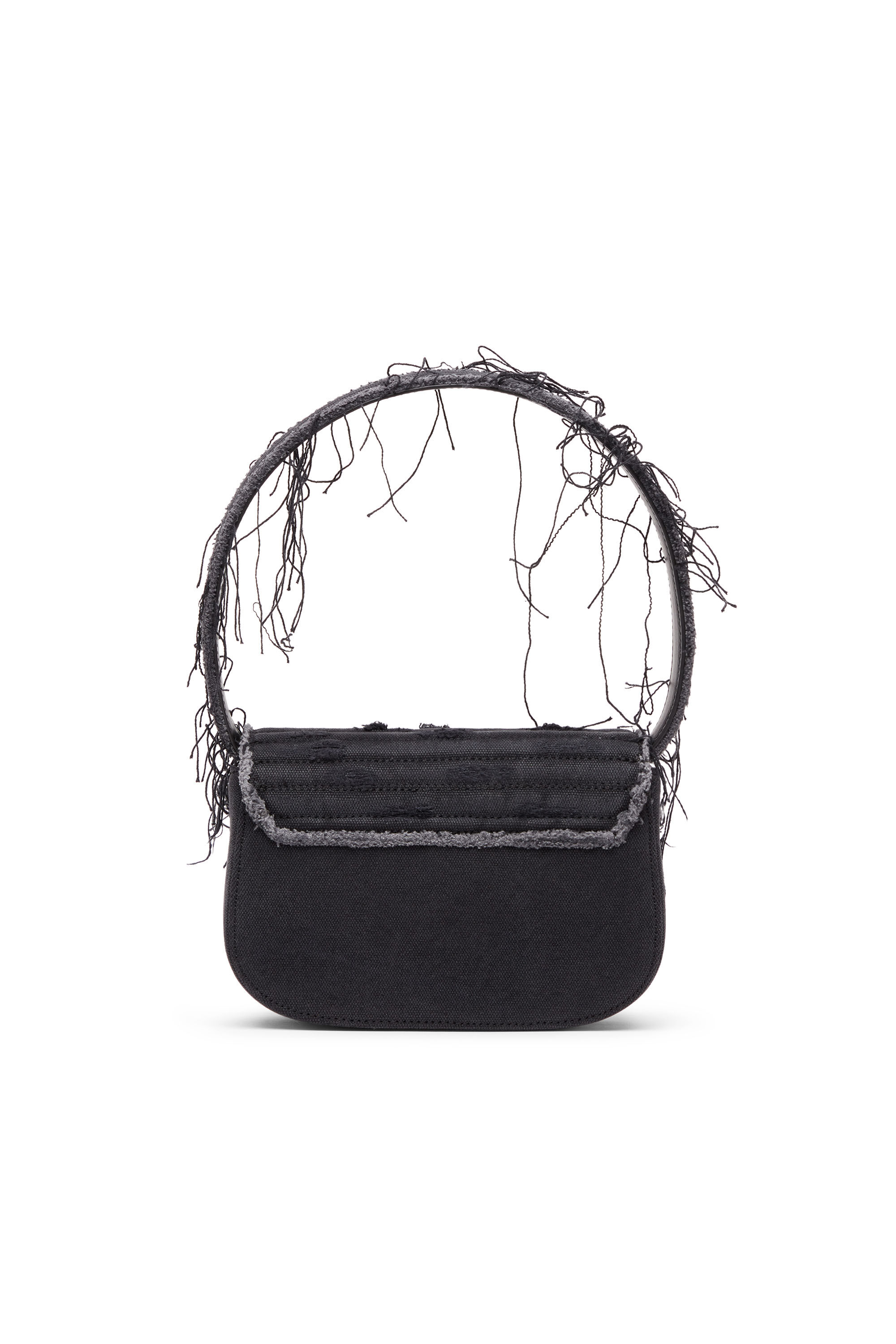 Women's 1DR - Iconic shoulder bag in canvas and leather | Black 