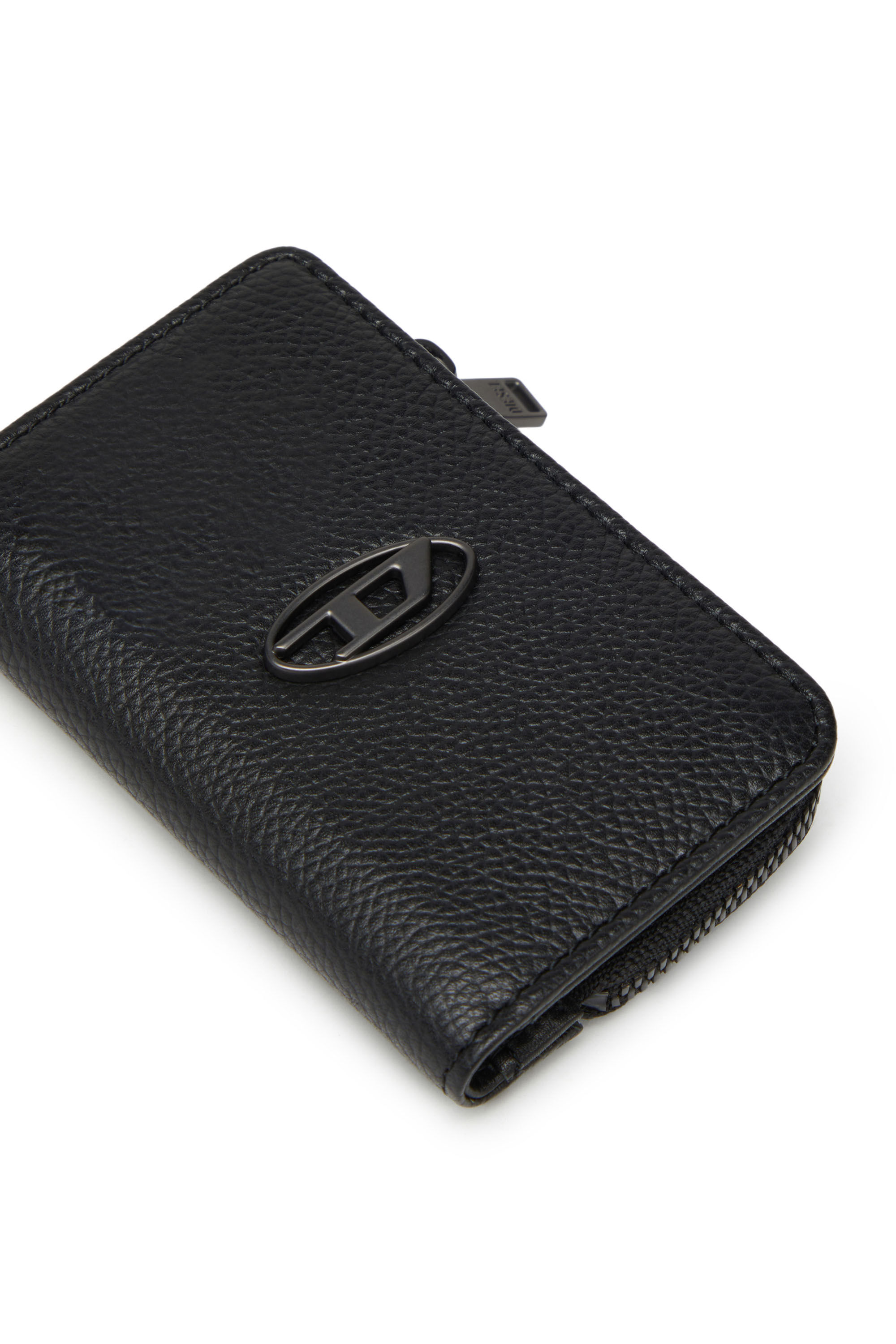L-ZIP KEY Man: Key case in grained leather | Diesel