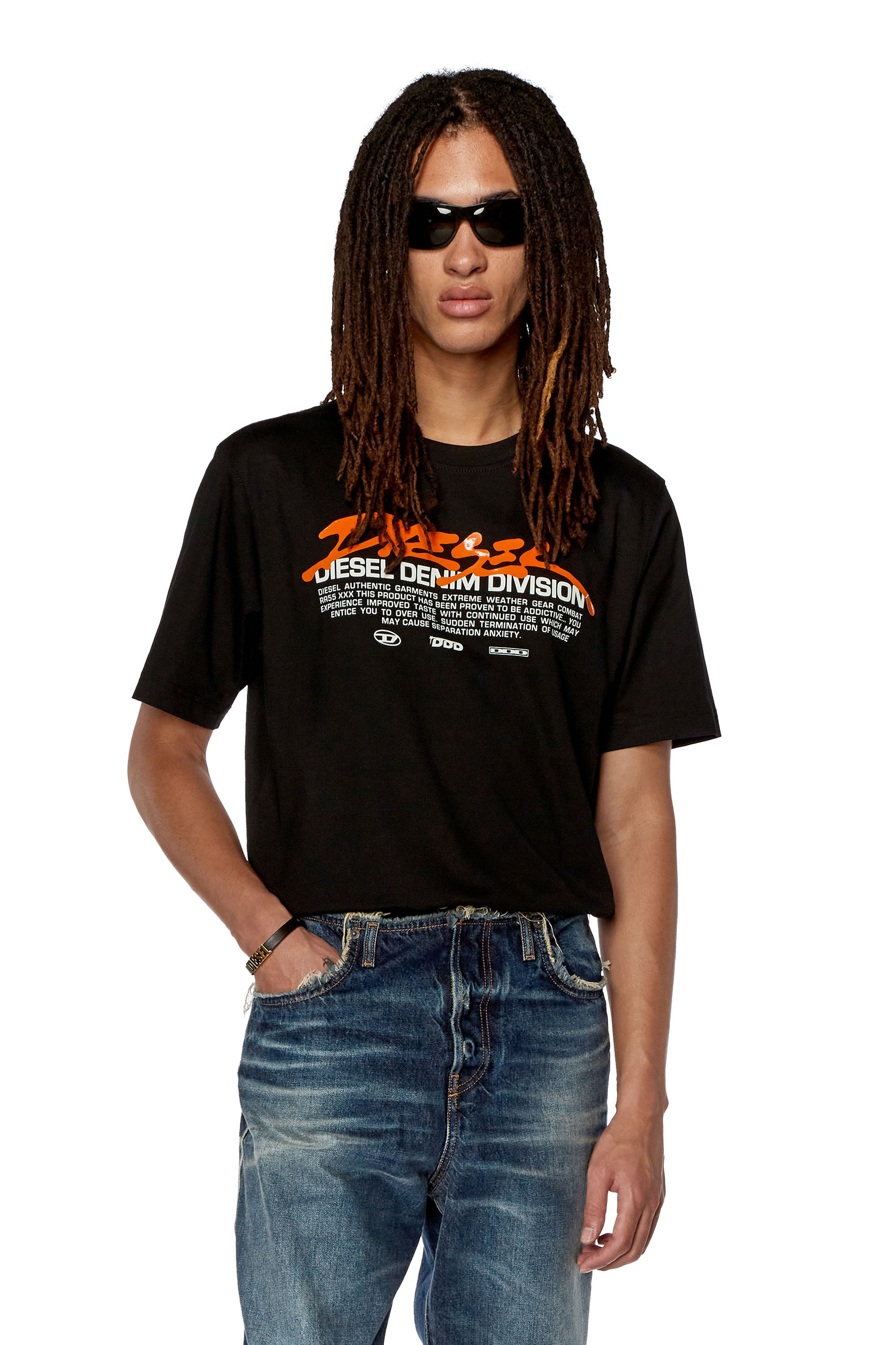 Diesel - T-JUST-L3, Black - Image 3