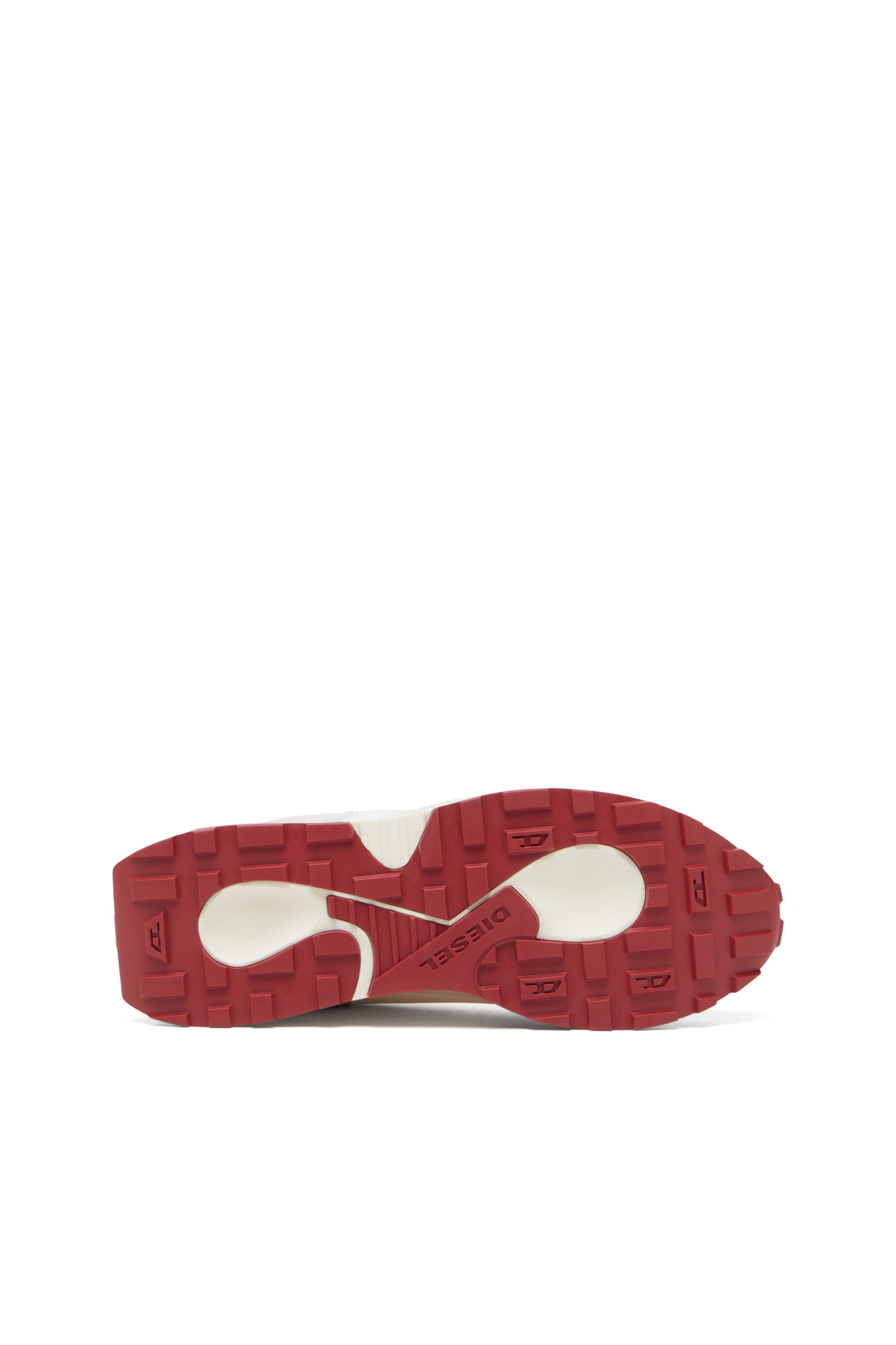 Diesel - S-TAME-D RUNNING, Man's S-Tame-D-Sneakers in mesh, suede and PU in White/Red - 5