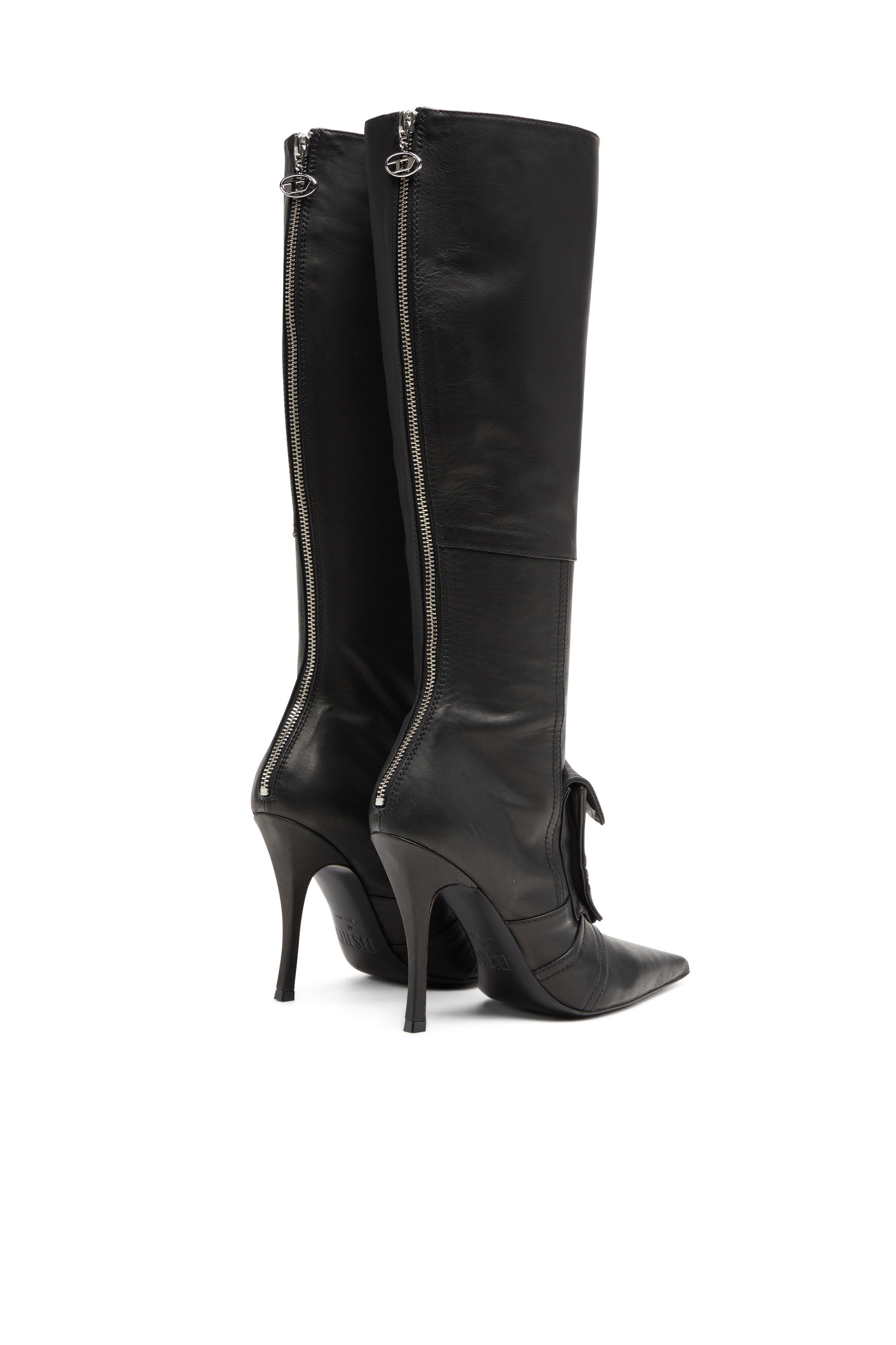 Venus black boots outlet
