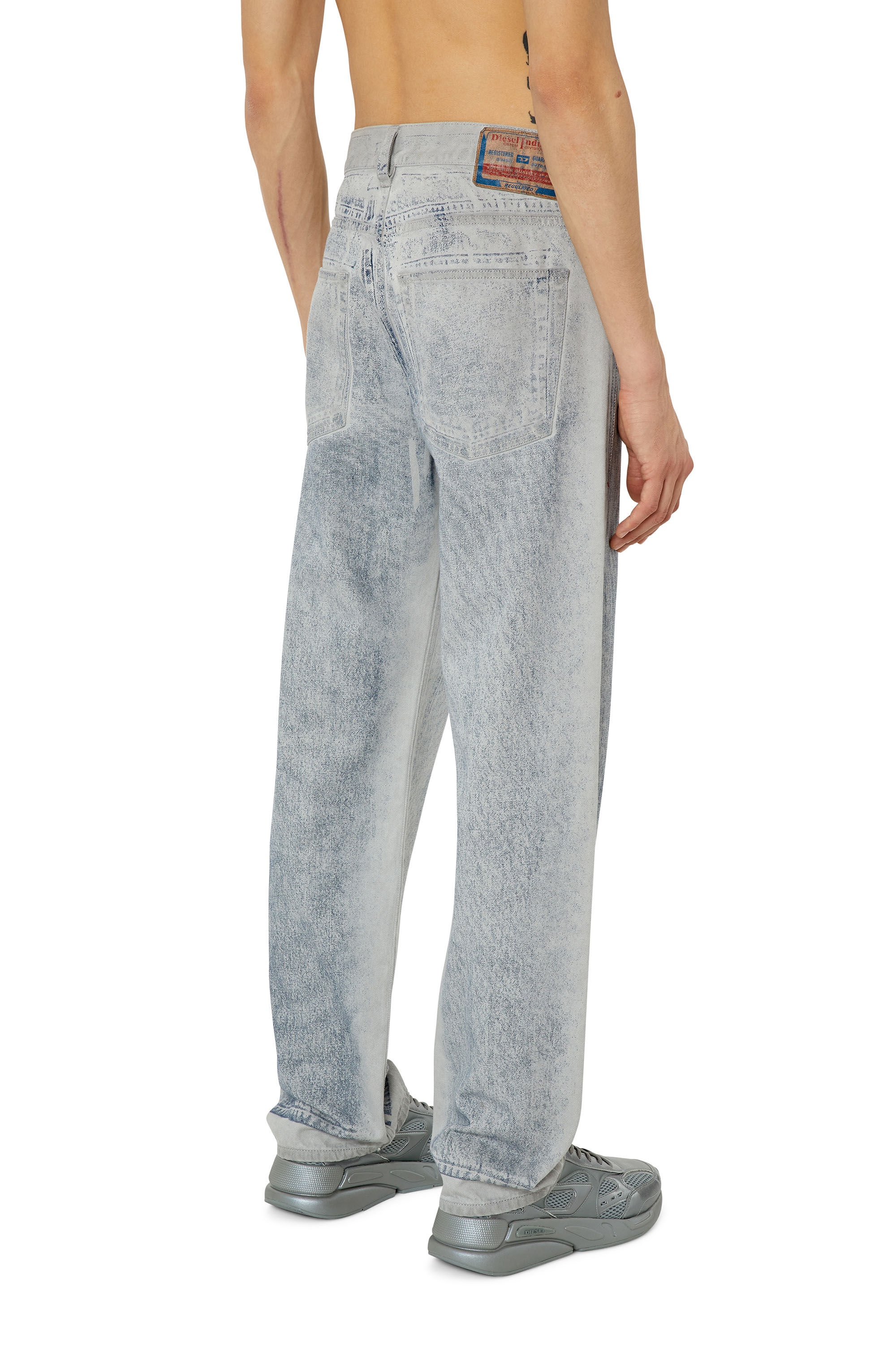Diesel - Man's Straight Jeans 2010 D-Macs 09F23, Light Grey - 4
