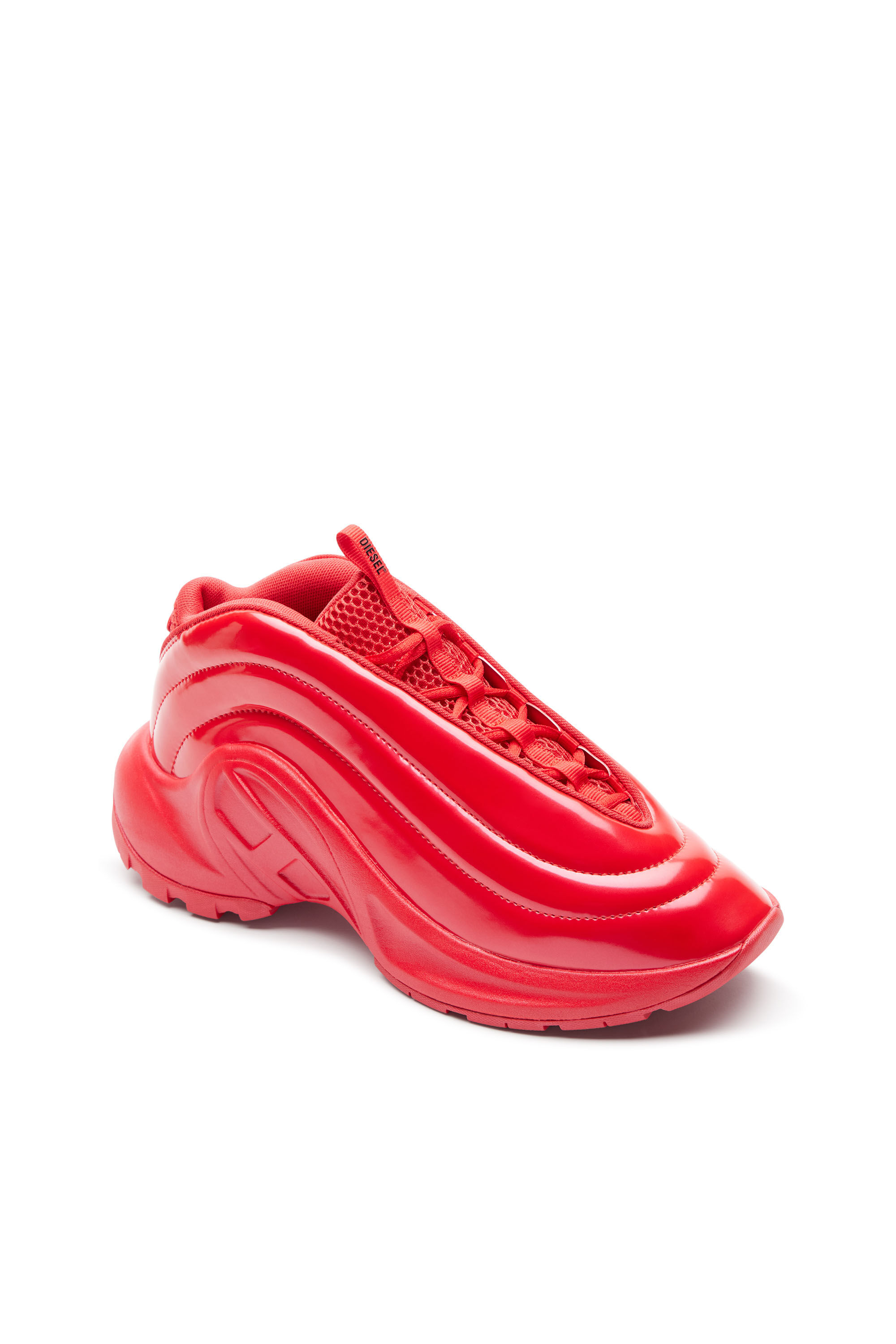 Women's S-D-Runner-Slip-on sneakers with Oval D instep | Red | Diesel