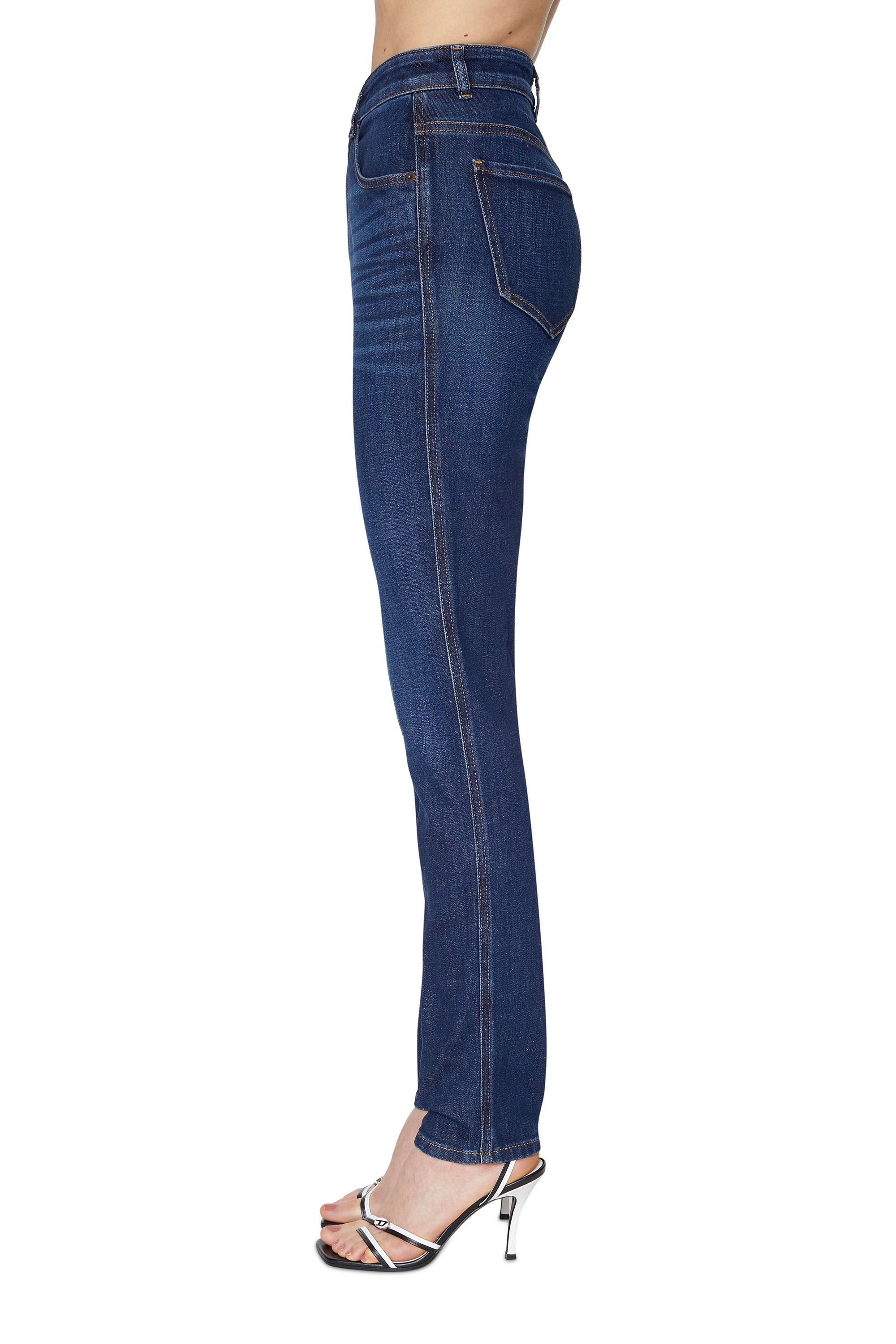 Diesel - Straight Jeans 1994 09B90, Woman's Straight Jeans - 1994 in Dark Blue - 4