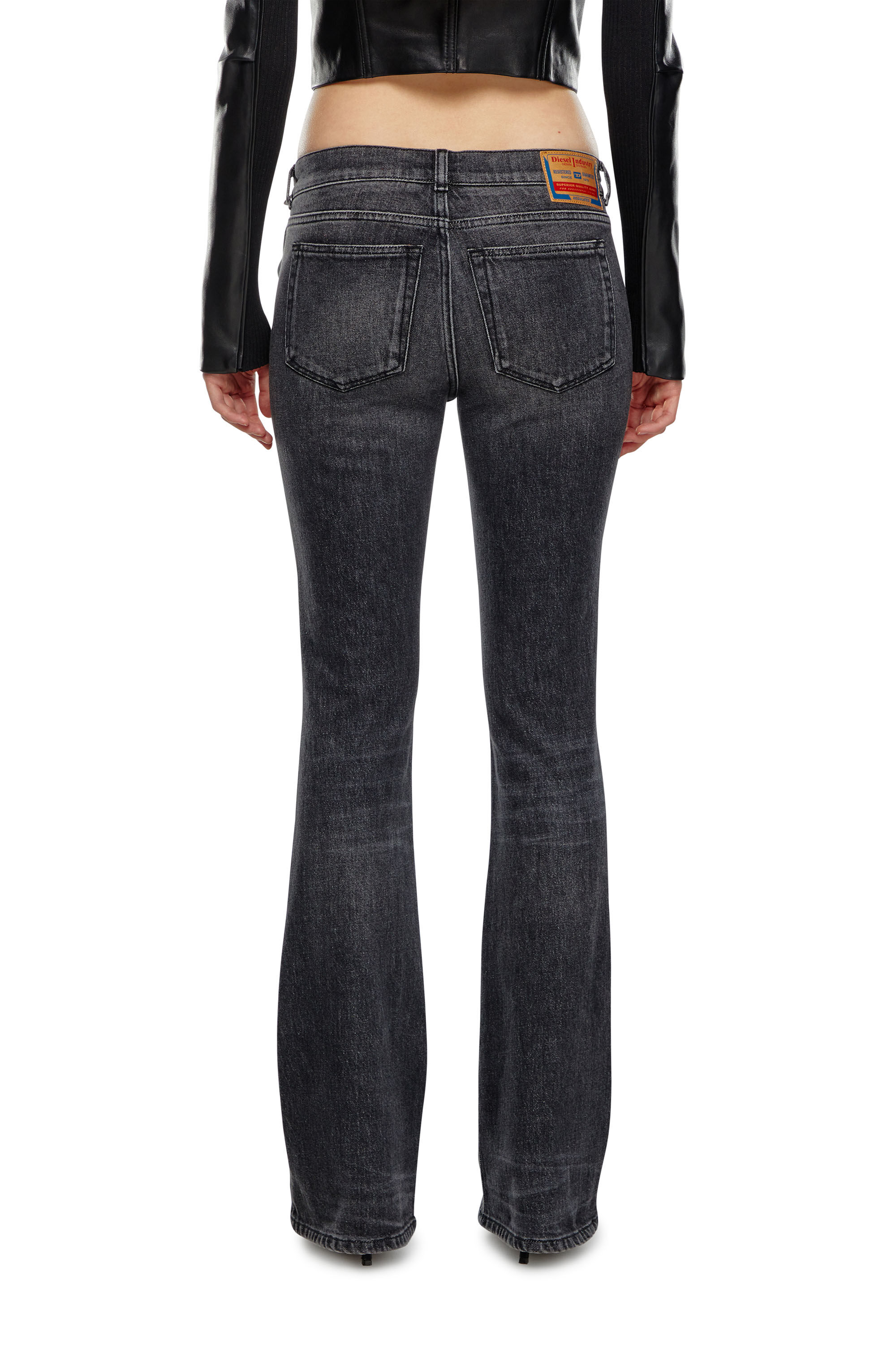 Women's Bootcut and Flare Jeans | Black/Dark grey | Diesel 1969 D 