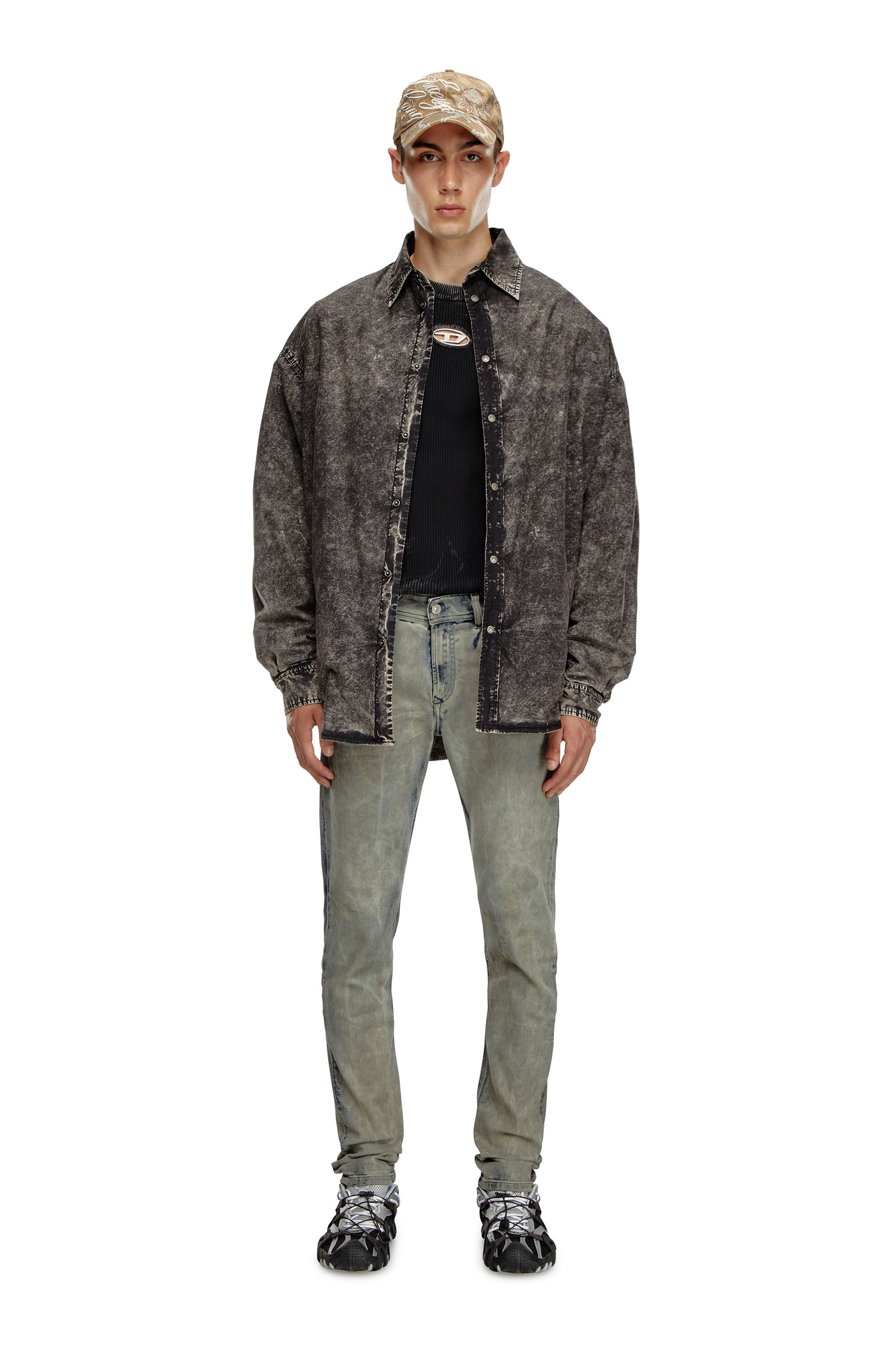 Diesel - Man's Skinny Jeans 1979 Sleenker 068ND, Dark Blue - 1