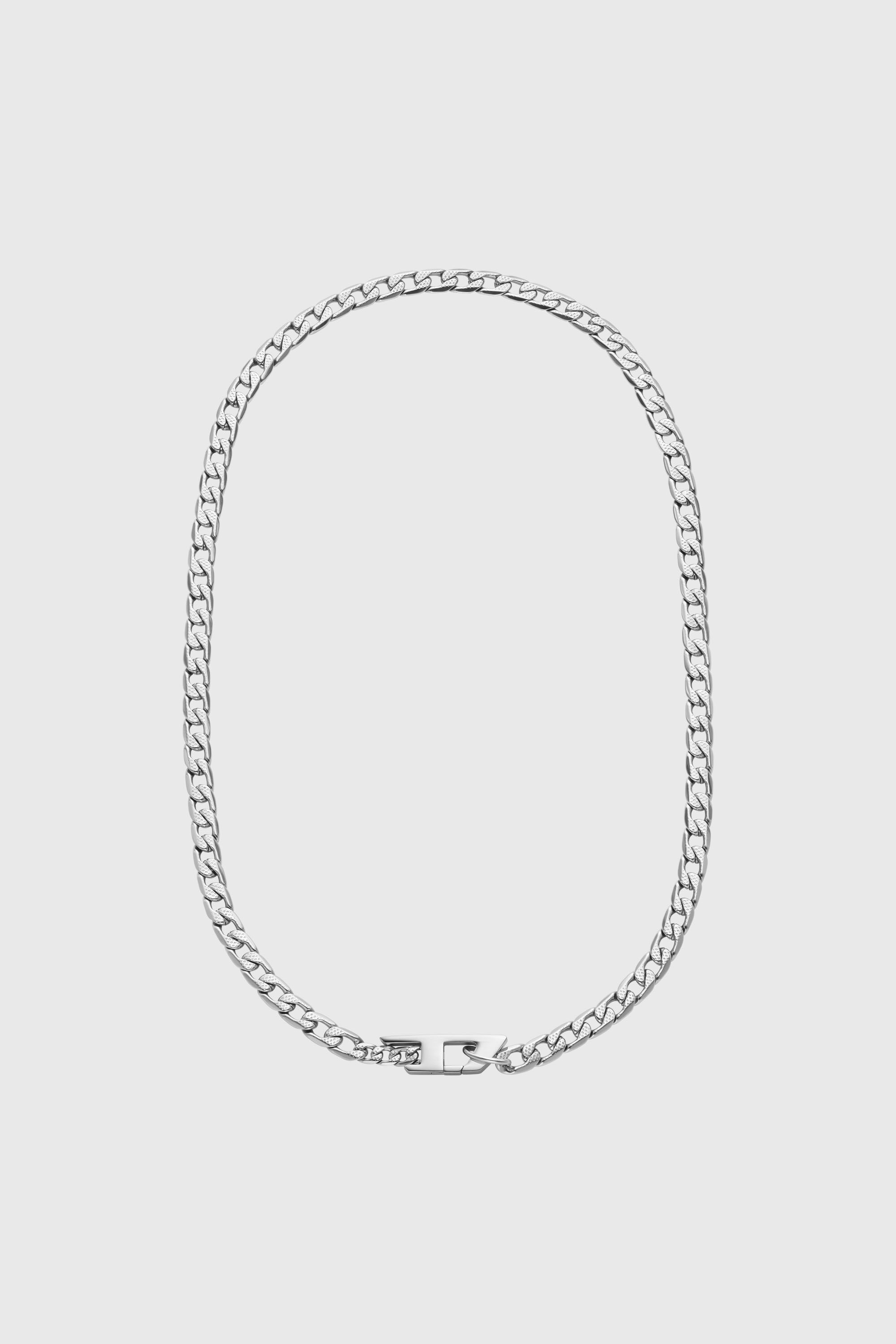 Diesel - DX1497, Unisex's Stainless steel chain necklace in Silver - 1