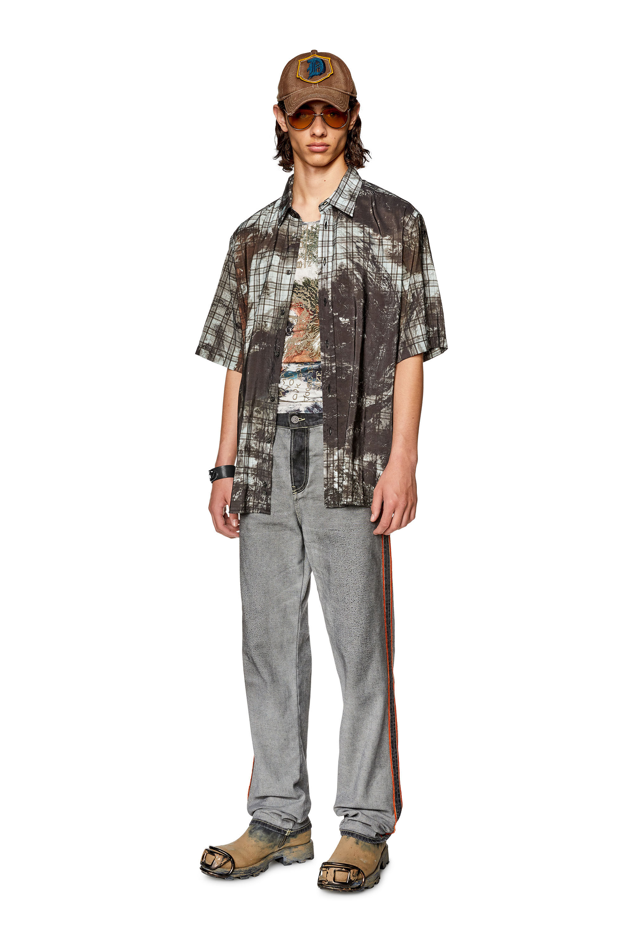 Diesel - Straight Jeans 2020 D-Viker 09G99, Black/Dark grey - Image 1
