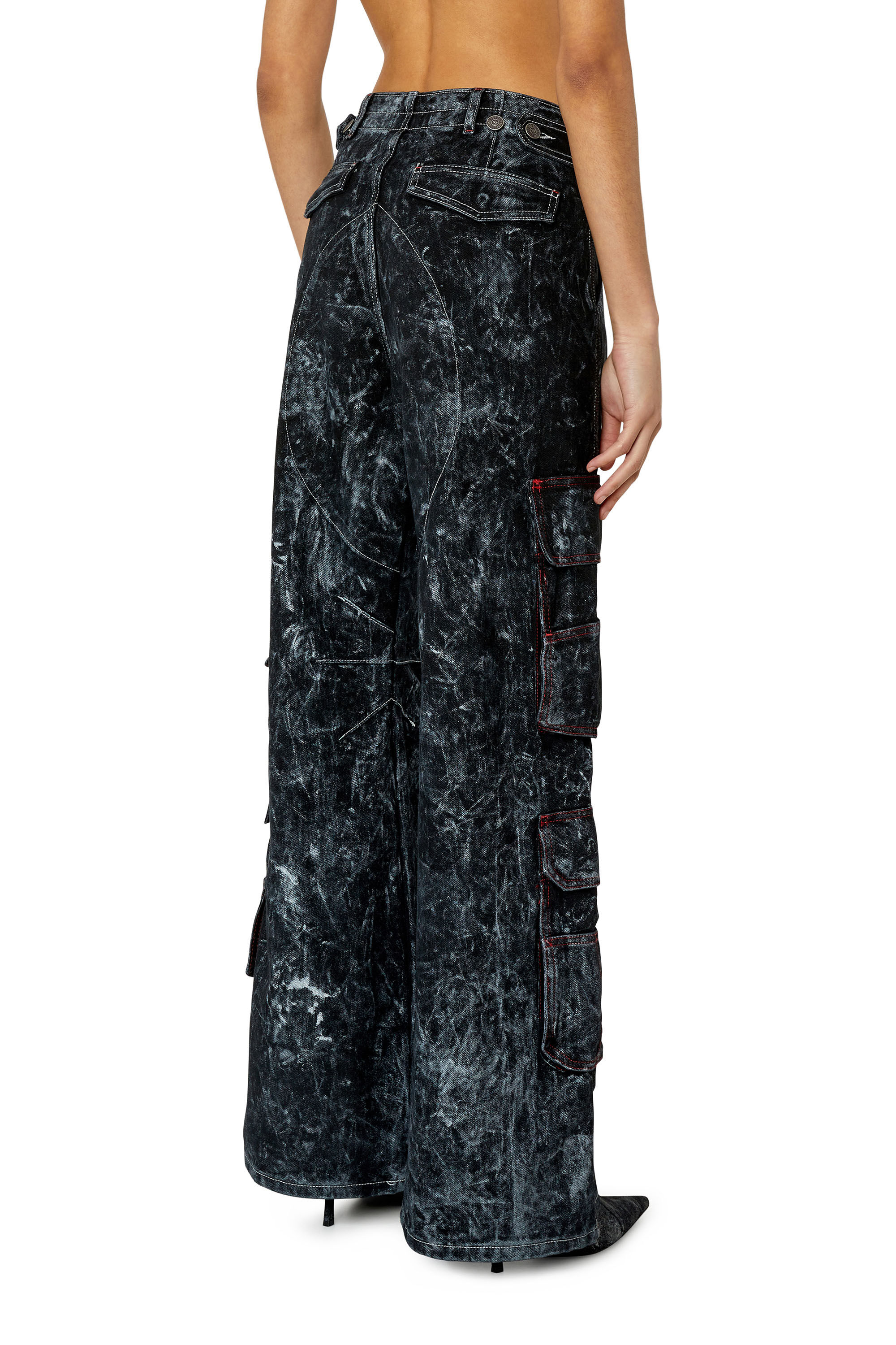 Diesel - Straight Jeans 1996 D-Sire 0EMAC, Black/Dark grey - Image 4