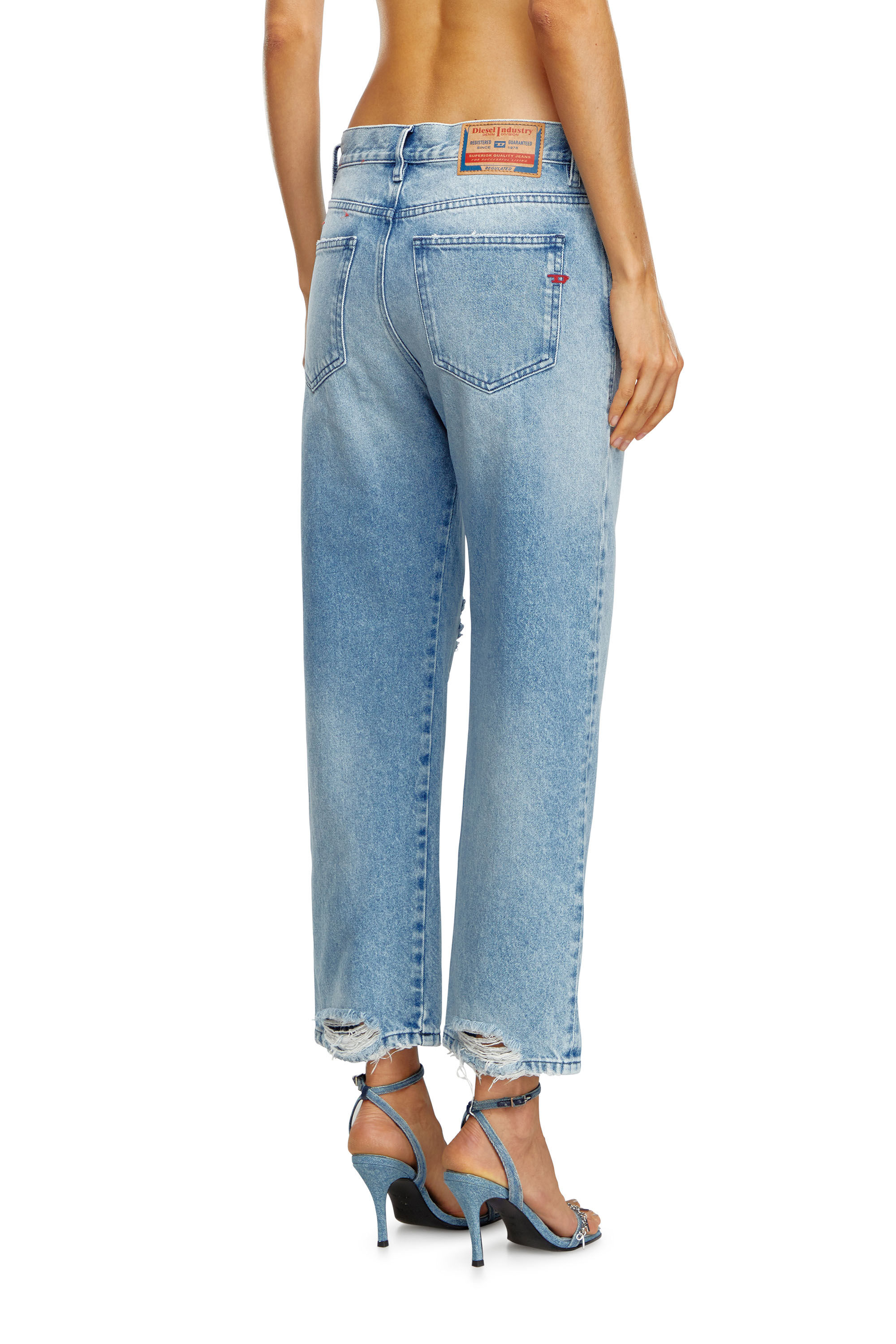 Diesel - Woman's Boyfriend Jeans 2016 D-Air 09J80, Light Blue - 4