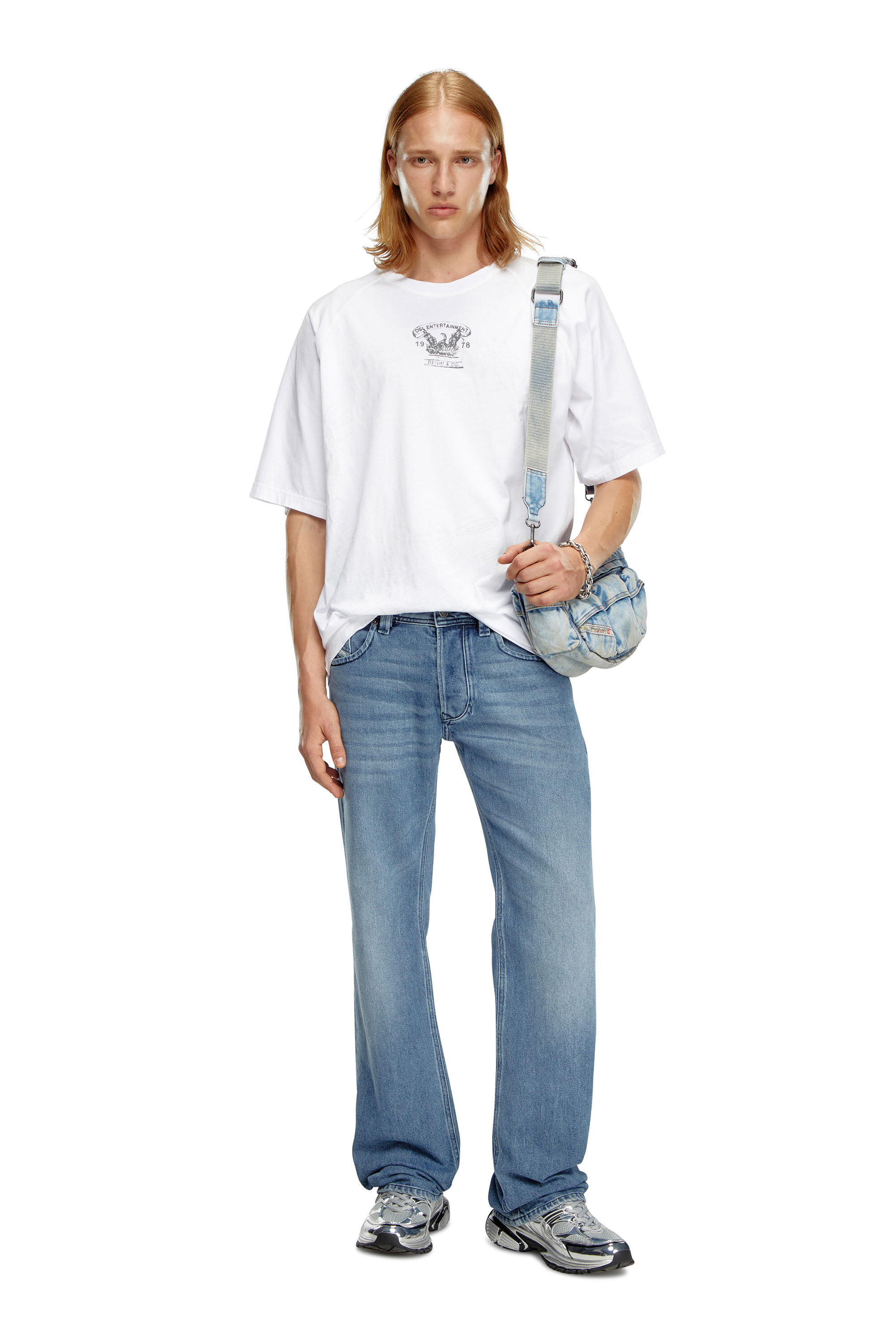 Diesel - Man's Regular Jeans 1985 Larkee 09H30, Medium blue - 1
