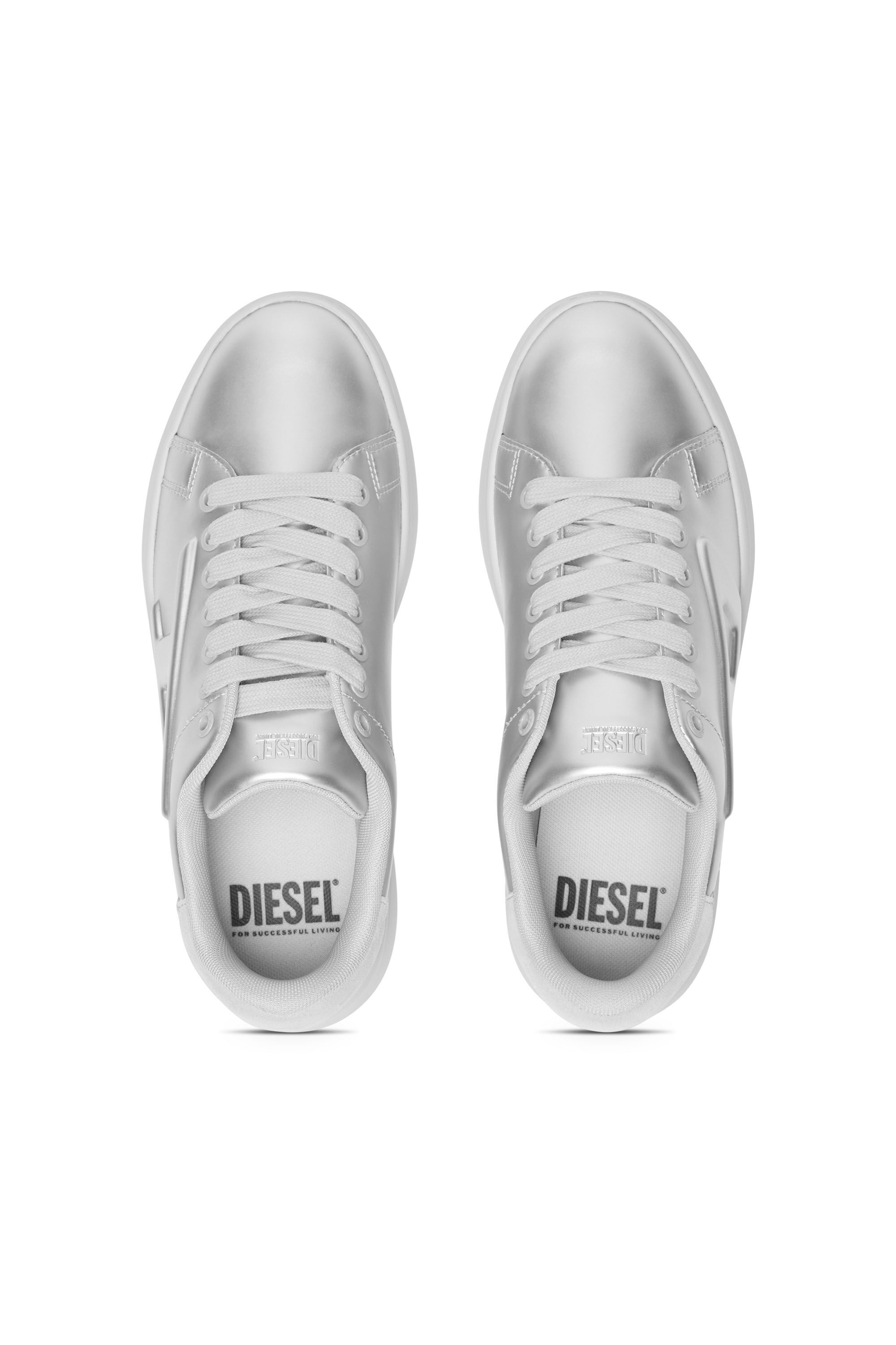 Diesel silver shoes discount