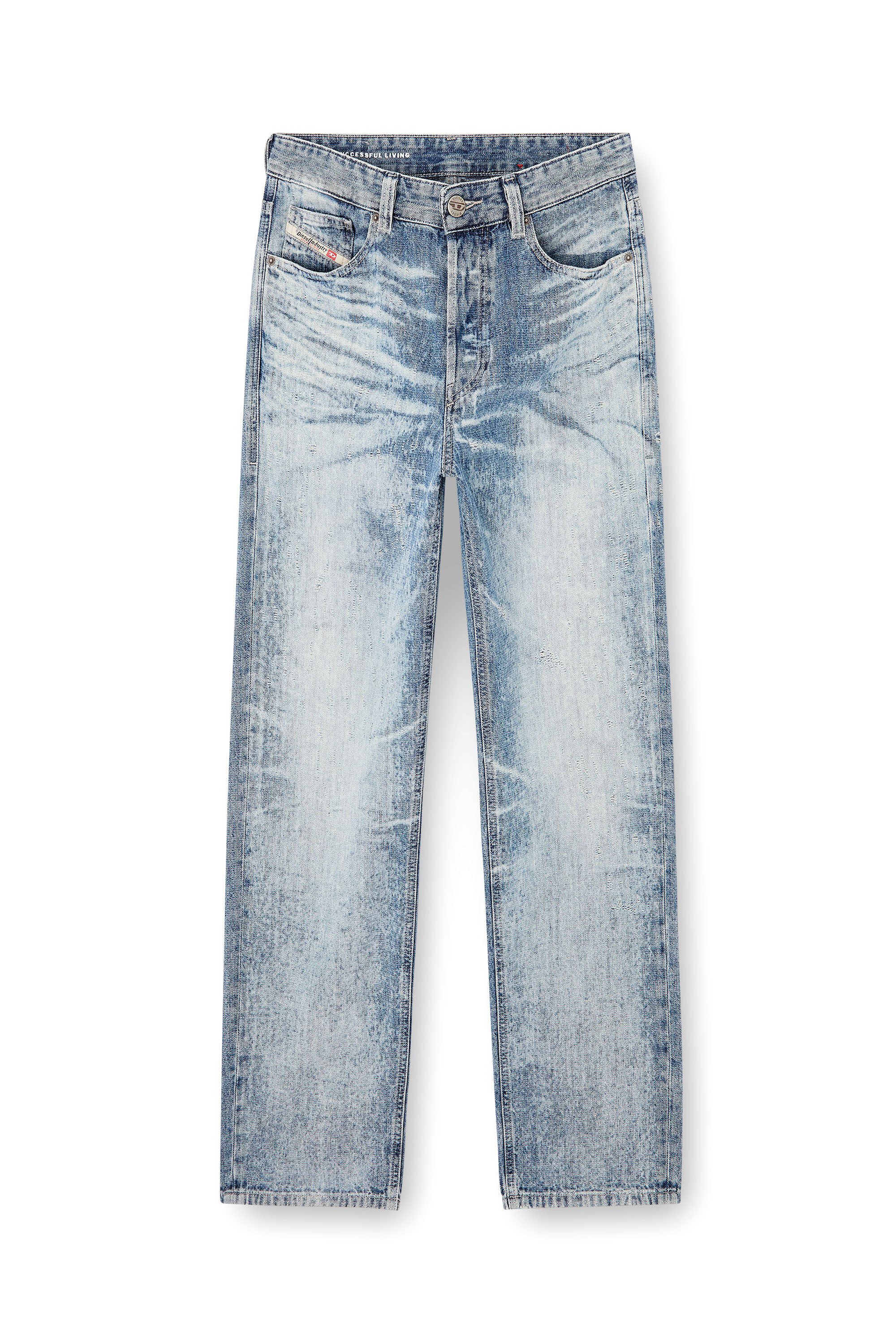 Diesel - Man's Regular Jeans 2024 D-Macs 068TY, Light Blue - 2