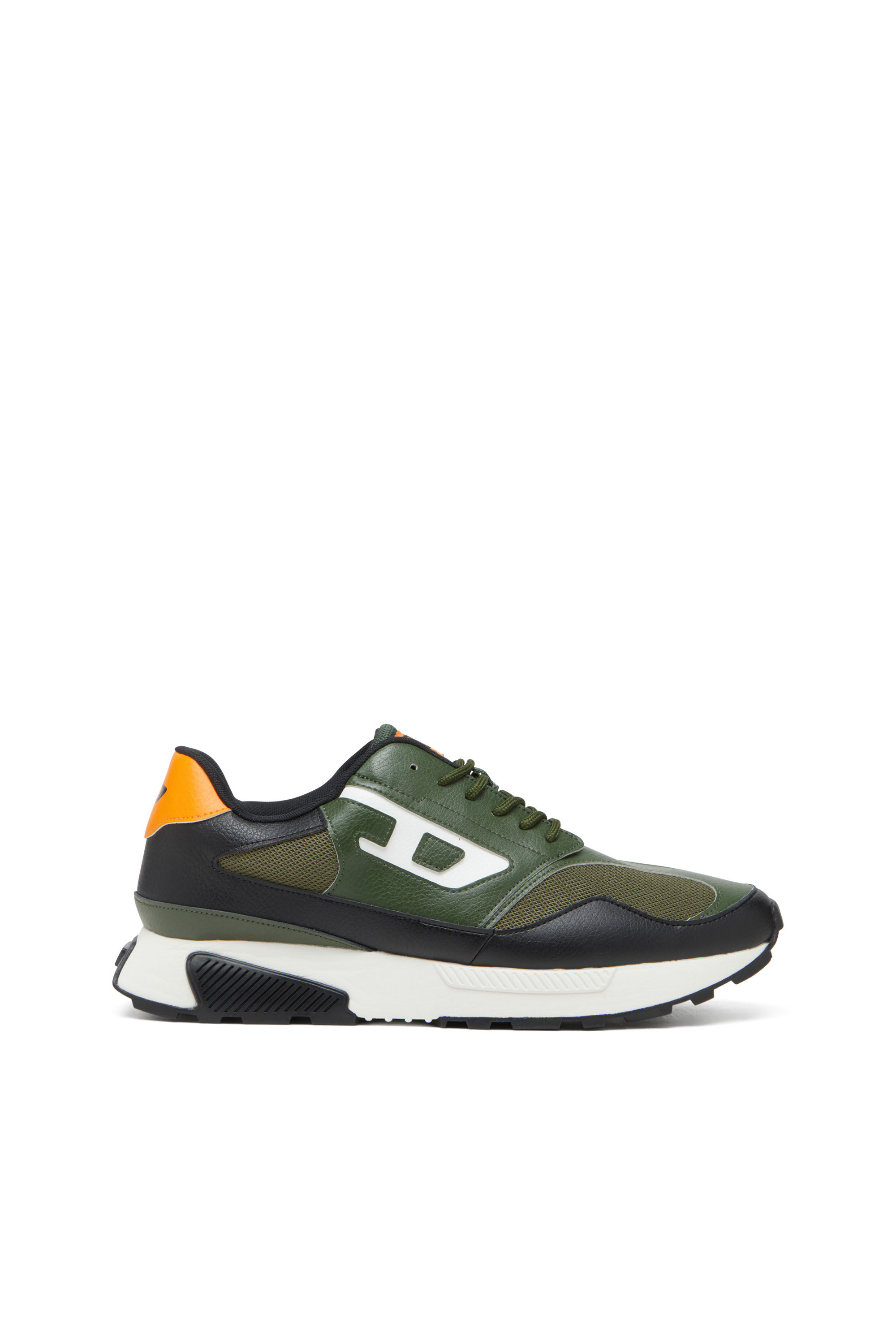 ◆DIESEL◆S-Tame-D ランニング レースアップ スニーカー Men's S-Tame-D-Sneakers in mesh, suede and PU | Green | Diesel