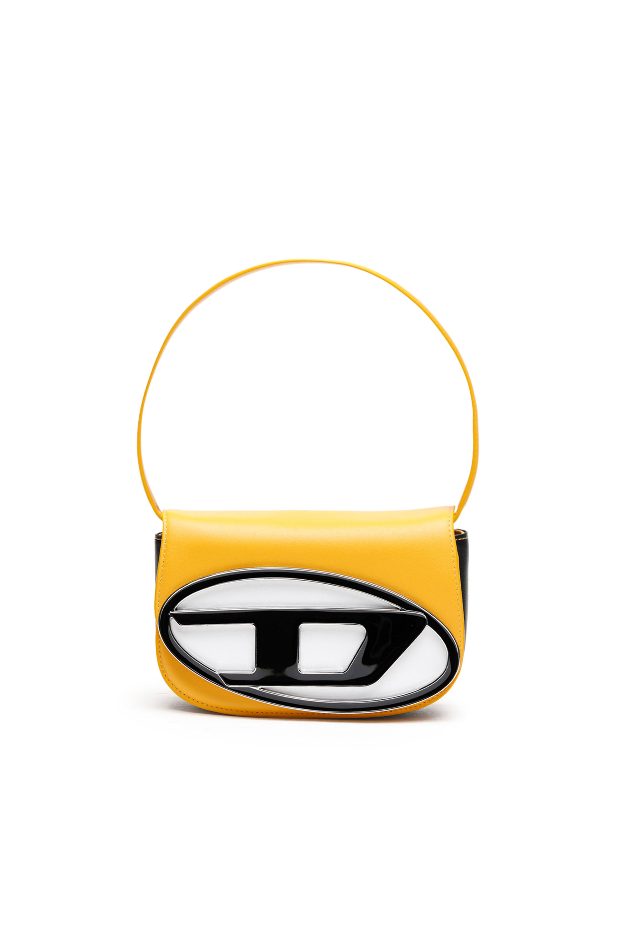 Diesel - 1DR, Woman's 1DR - Iconic shoulder bag in nappa leather in Yellow - 2