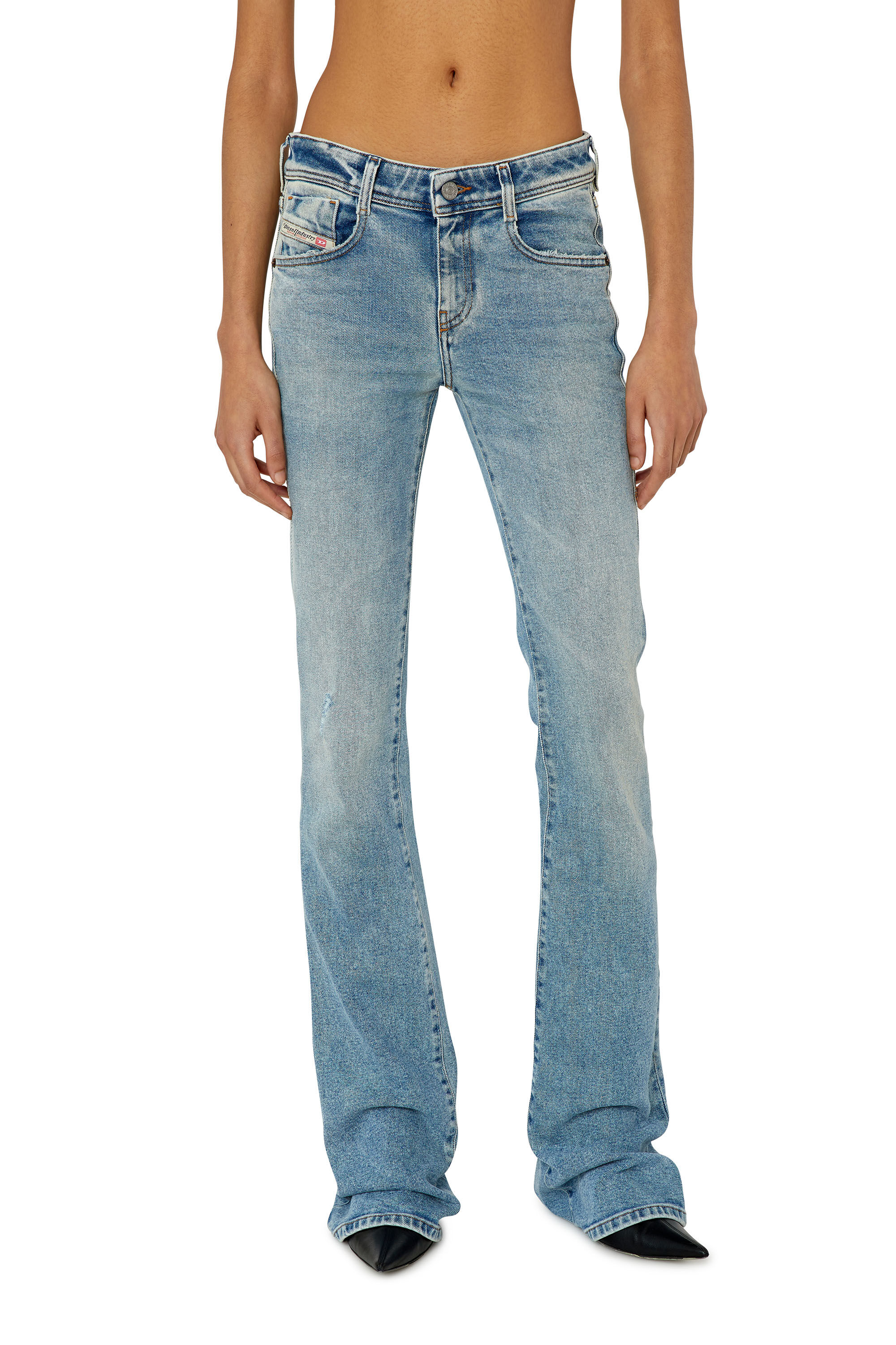 Diesel - Woman's Bootcut and Flare Jeans 1969 D-Ebbey 09E86, Light Blue - 3
