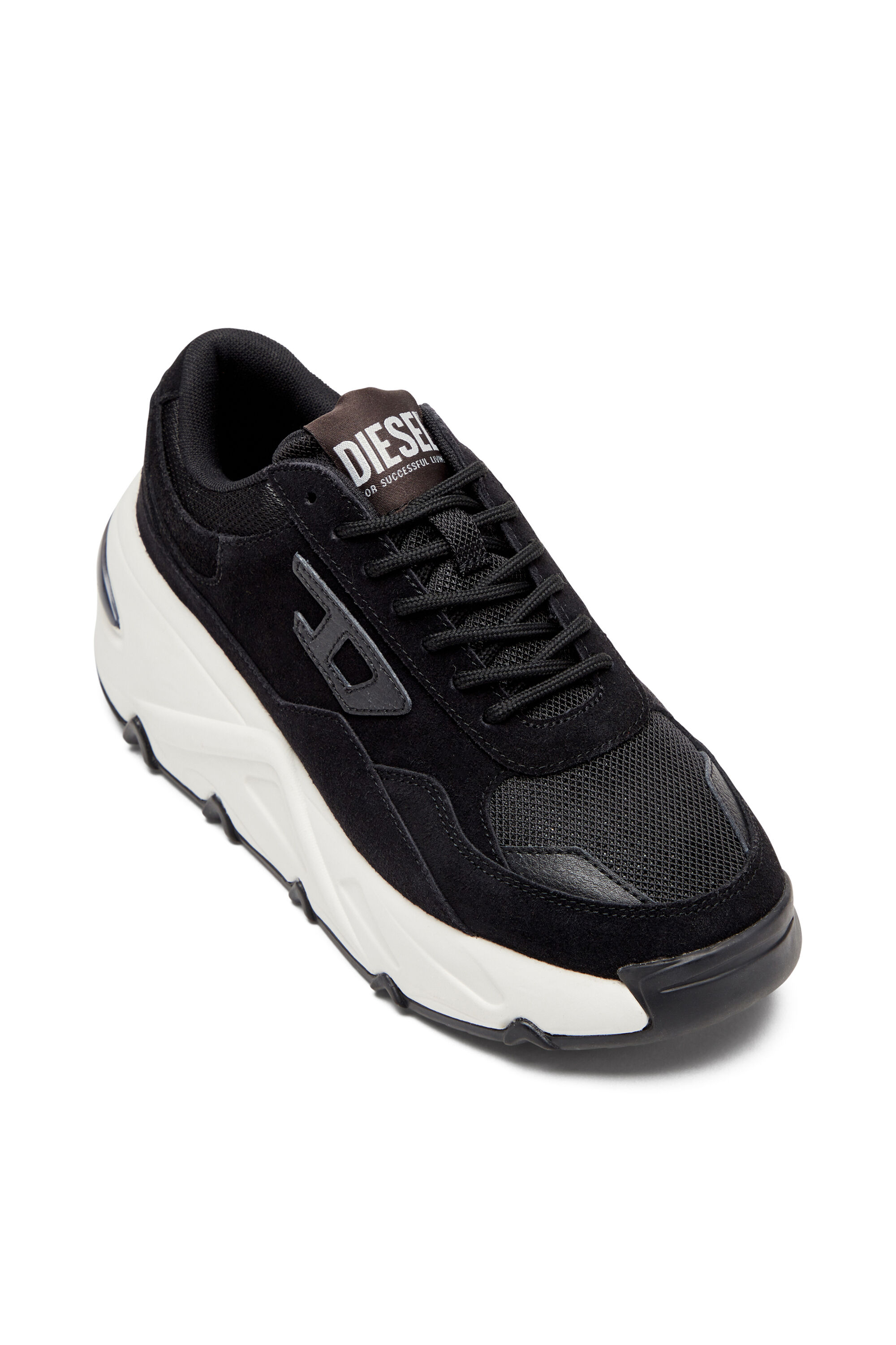 2025新入荷 Women's S-Savannah-Platform sneakers in suede and mesh 靴