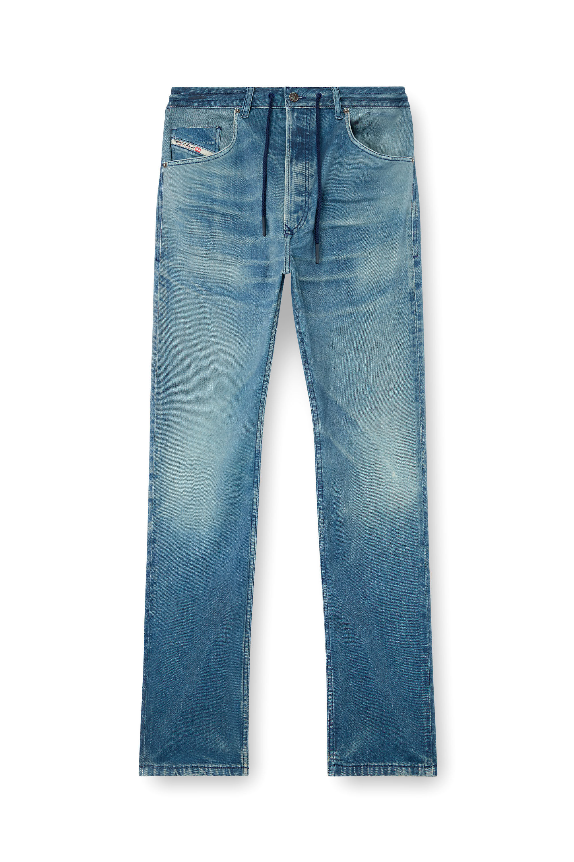 Diesel - Man's Regular 2030 D-Krooley Joggjeans® 068PC, Light Blue - 2