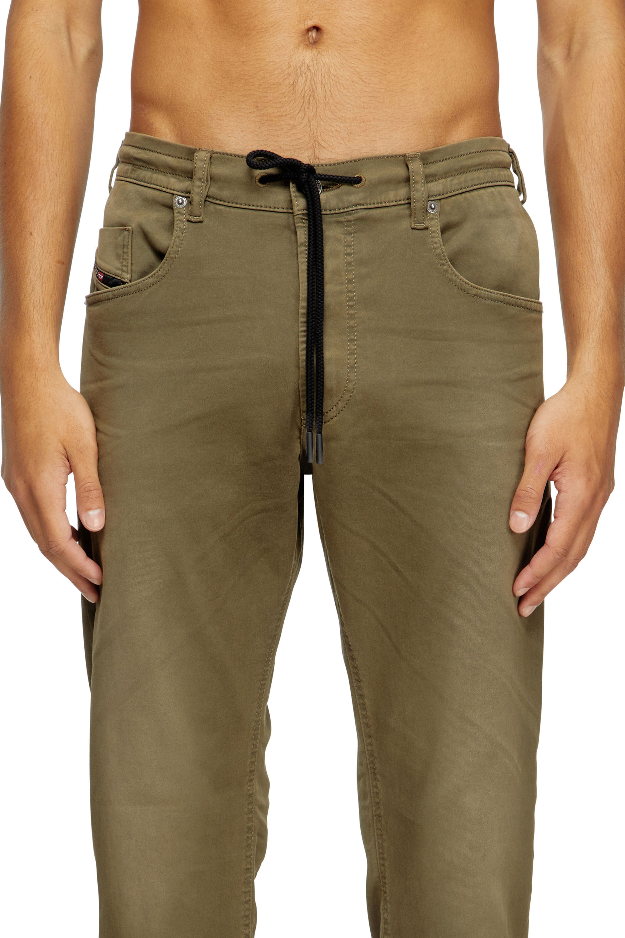 Diesel - Man's Regular 2032 D-Krooley Joggjeans® 0670M, Green - 5