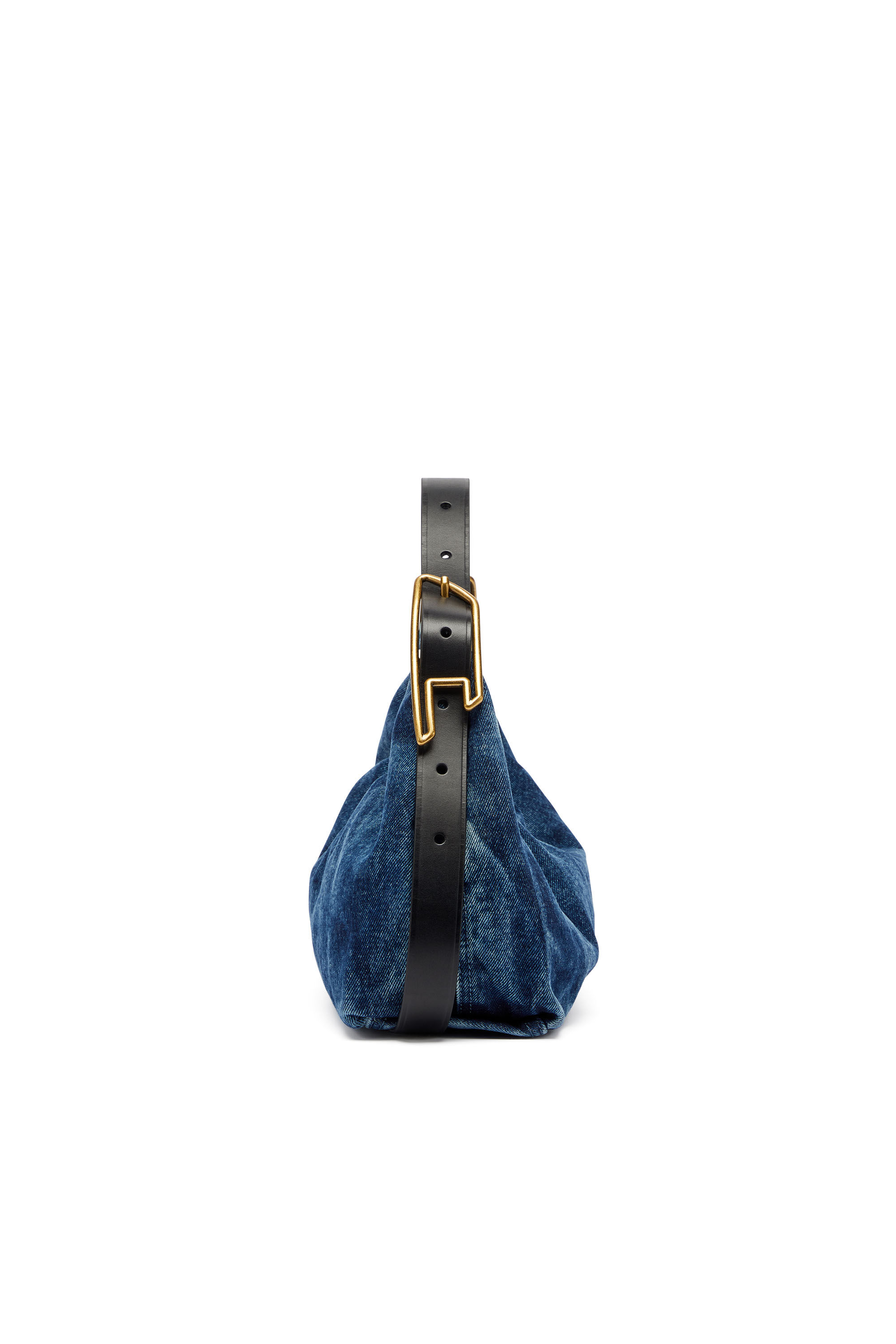 Diesel - D-LINE SHOULDER, Woman's D-Line-Denim shoulder bag in Medium blue - 5