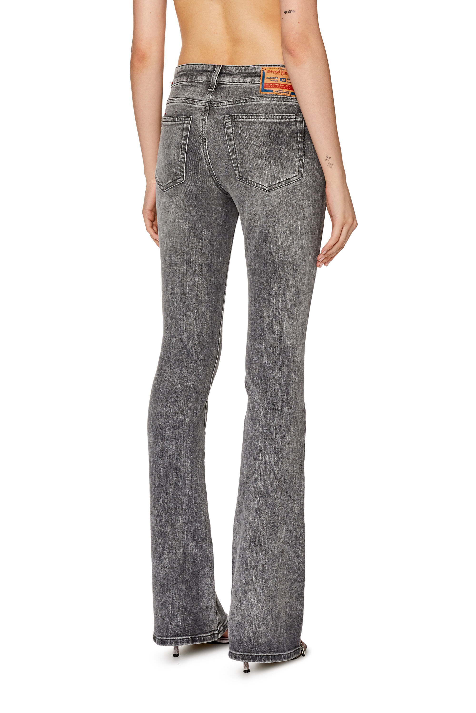 Diesel - Bootcut and Flare Jeans 1969 D-Ebbey 0ENAQ, Grey - Image 4