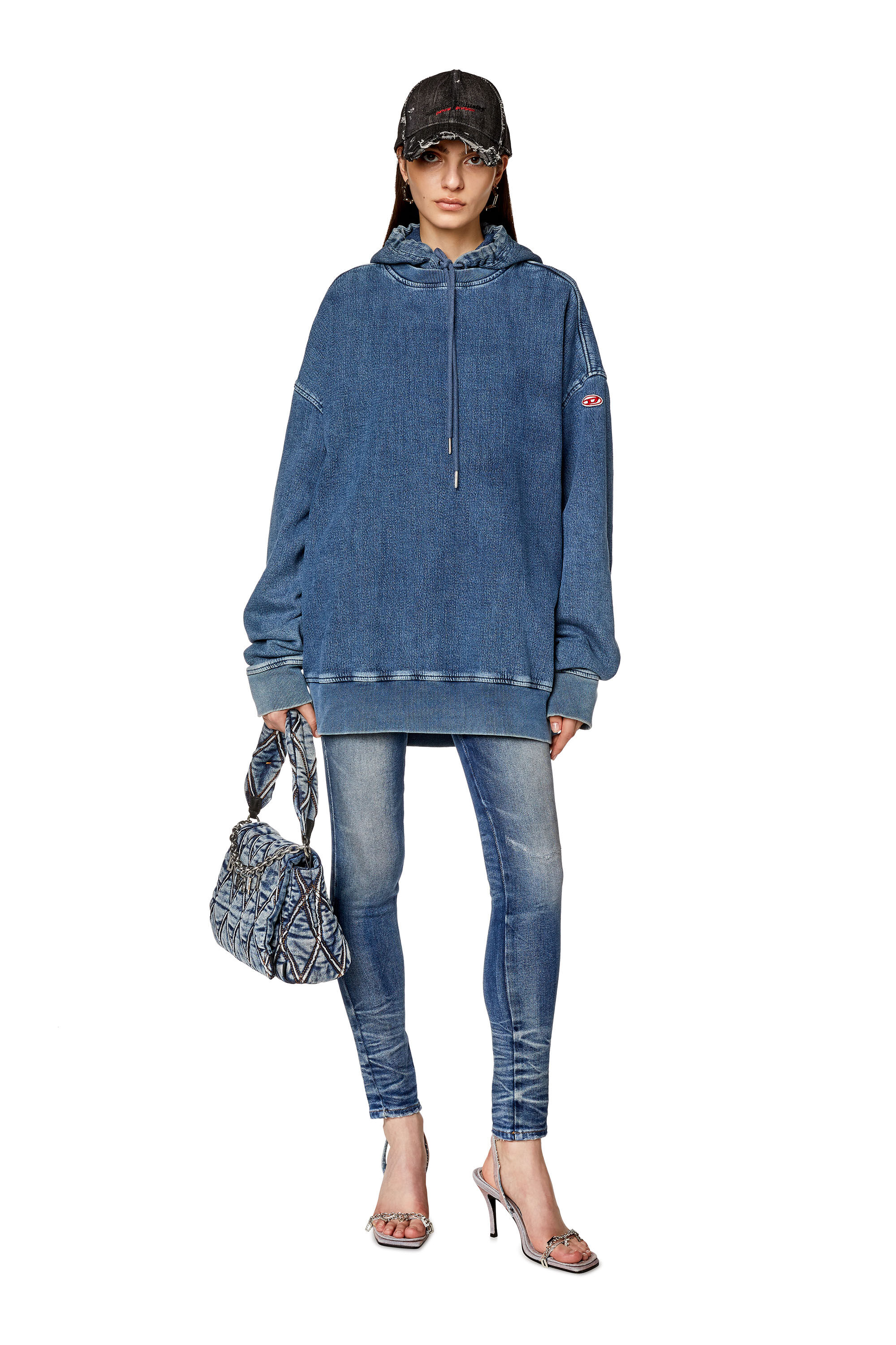 Women s Super skinny Jeans Medium blue Diesel 2017 Slandy