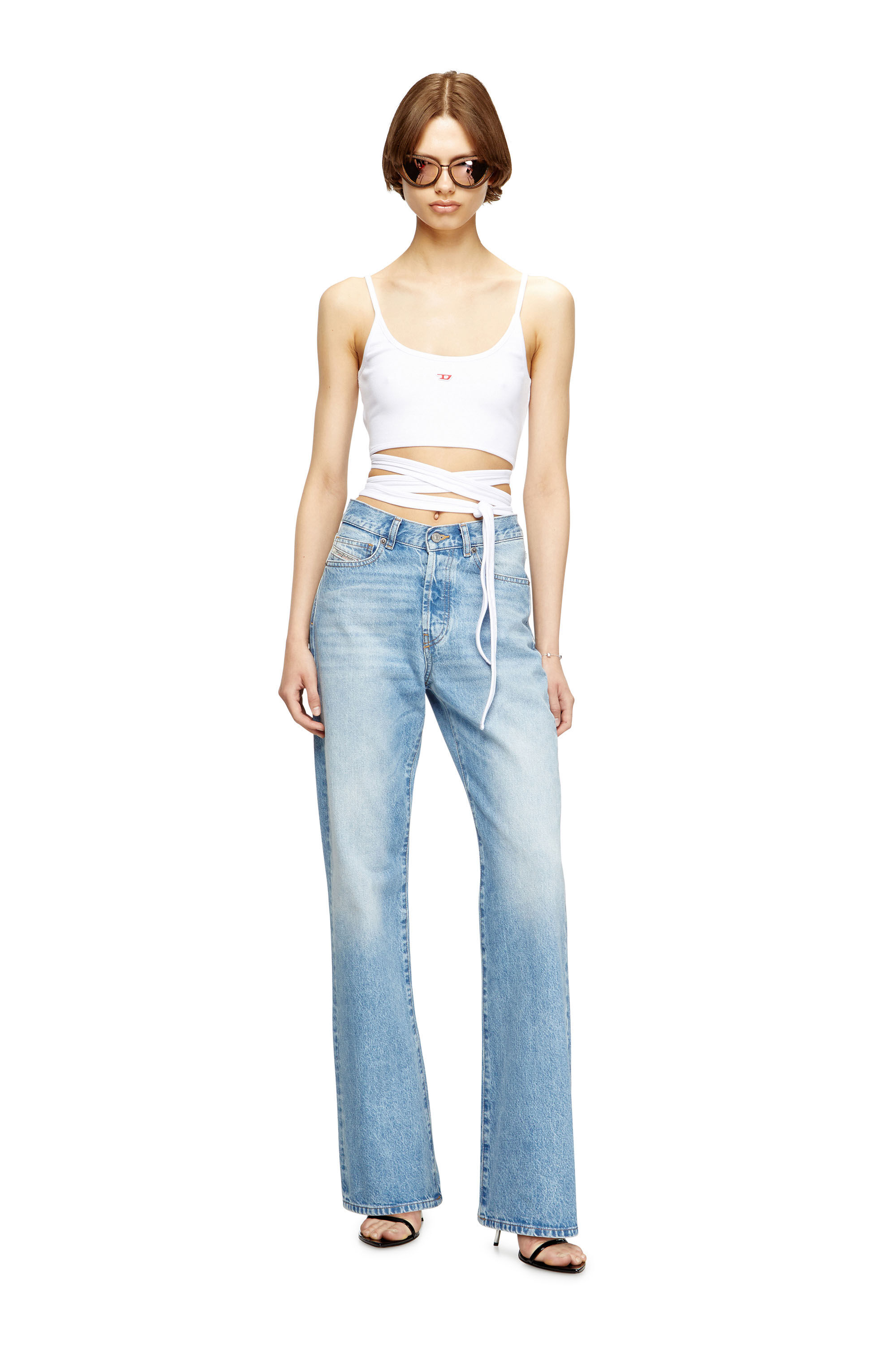 Diesel - Woman's Regular Jeans 1971 D-Sent 09I29, Light Blue - 1