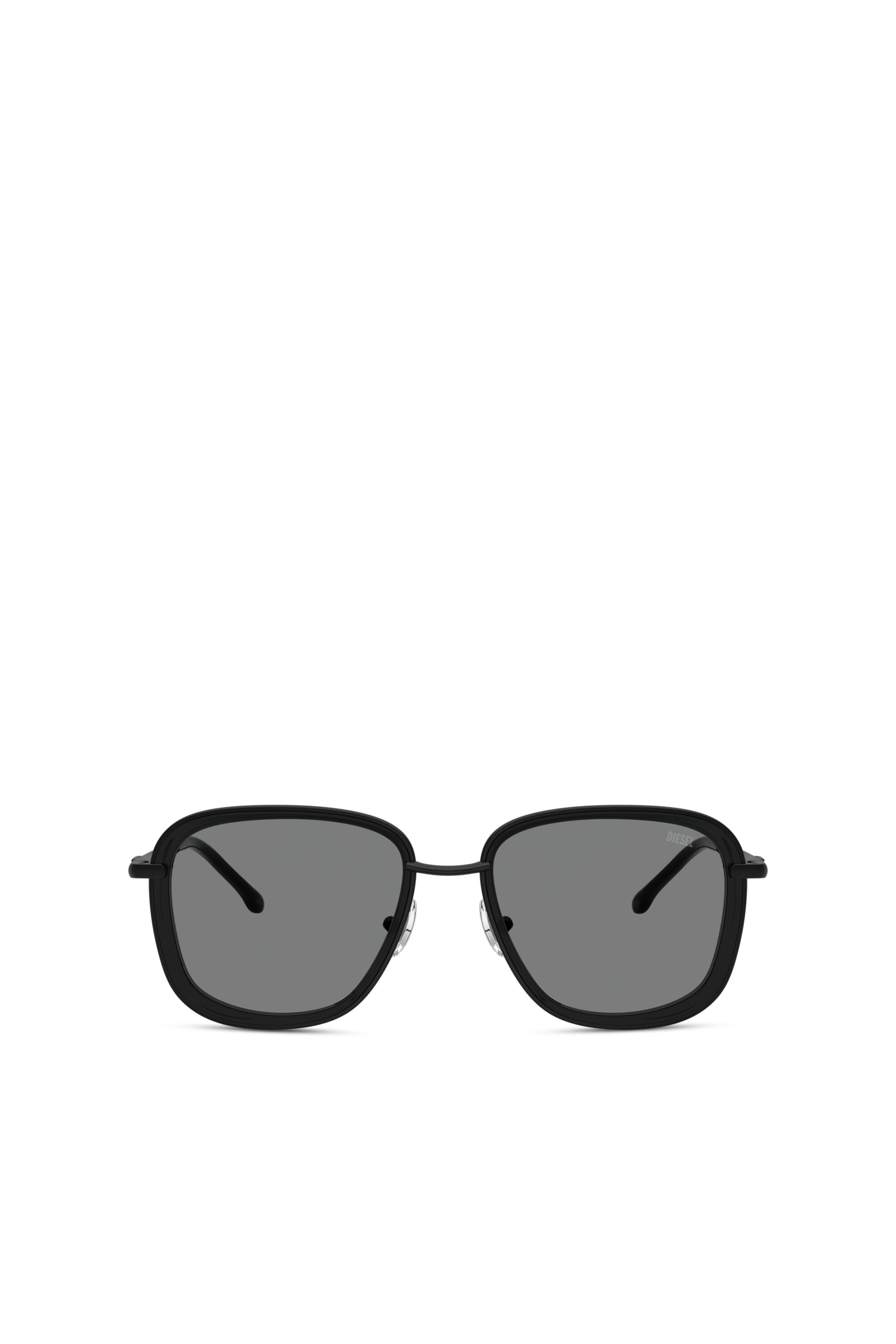 Diesel - 0DL1017, Unisex's Square sunglasses in Black - 1