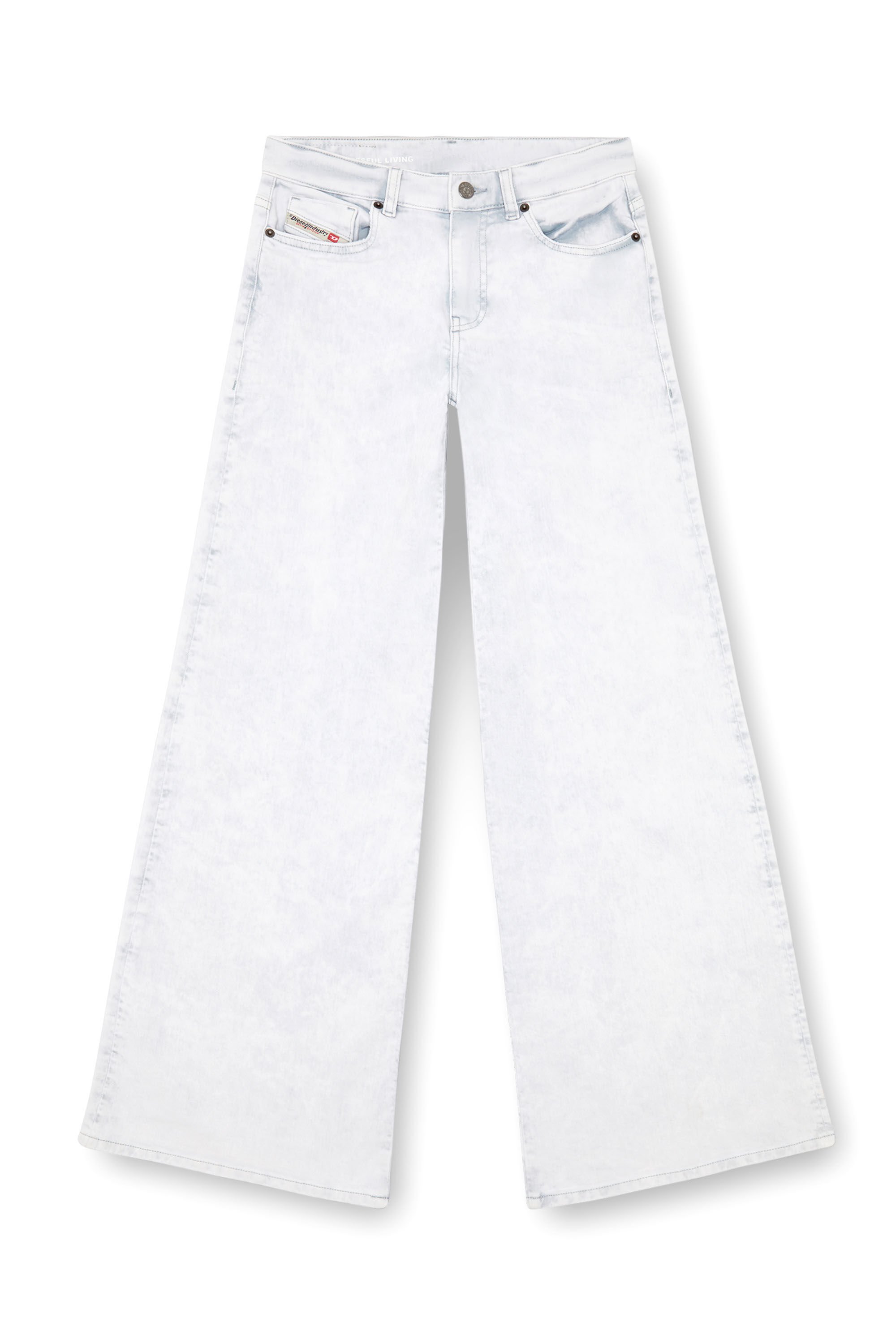Diesel - Woman Bootcut and Flare Jeans 1978 D-Akemi 0GRDL, Light Blue - Image 2
