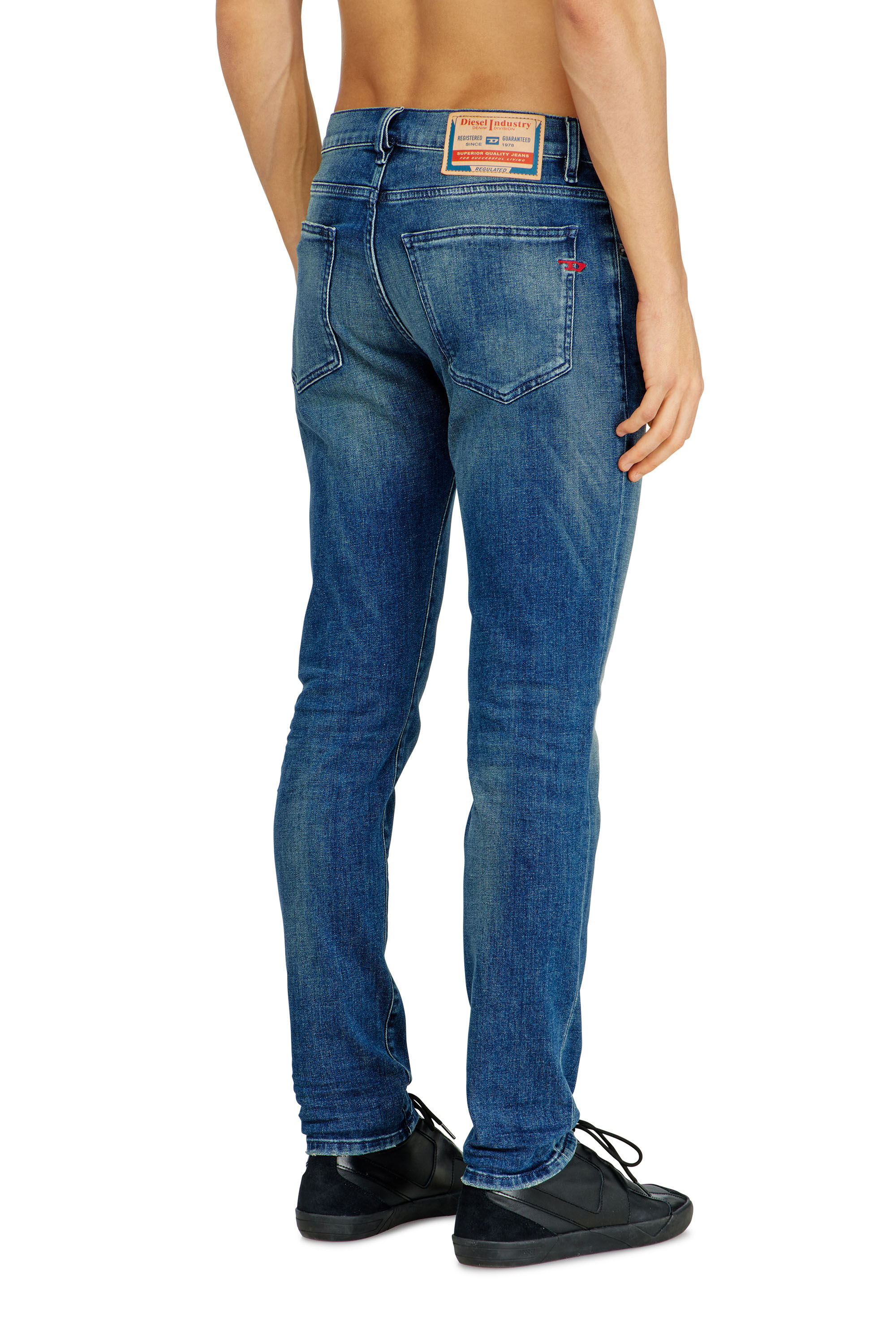 Diesel - Man's Slim Jeans 2019 D-Strukt 0ADBT, Medium blue - 4