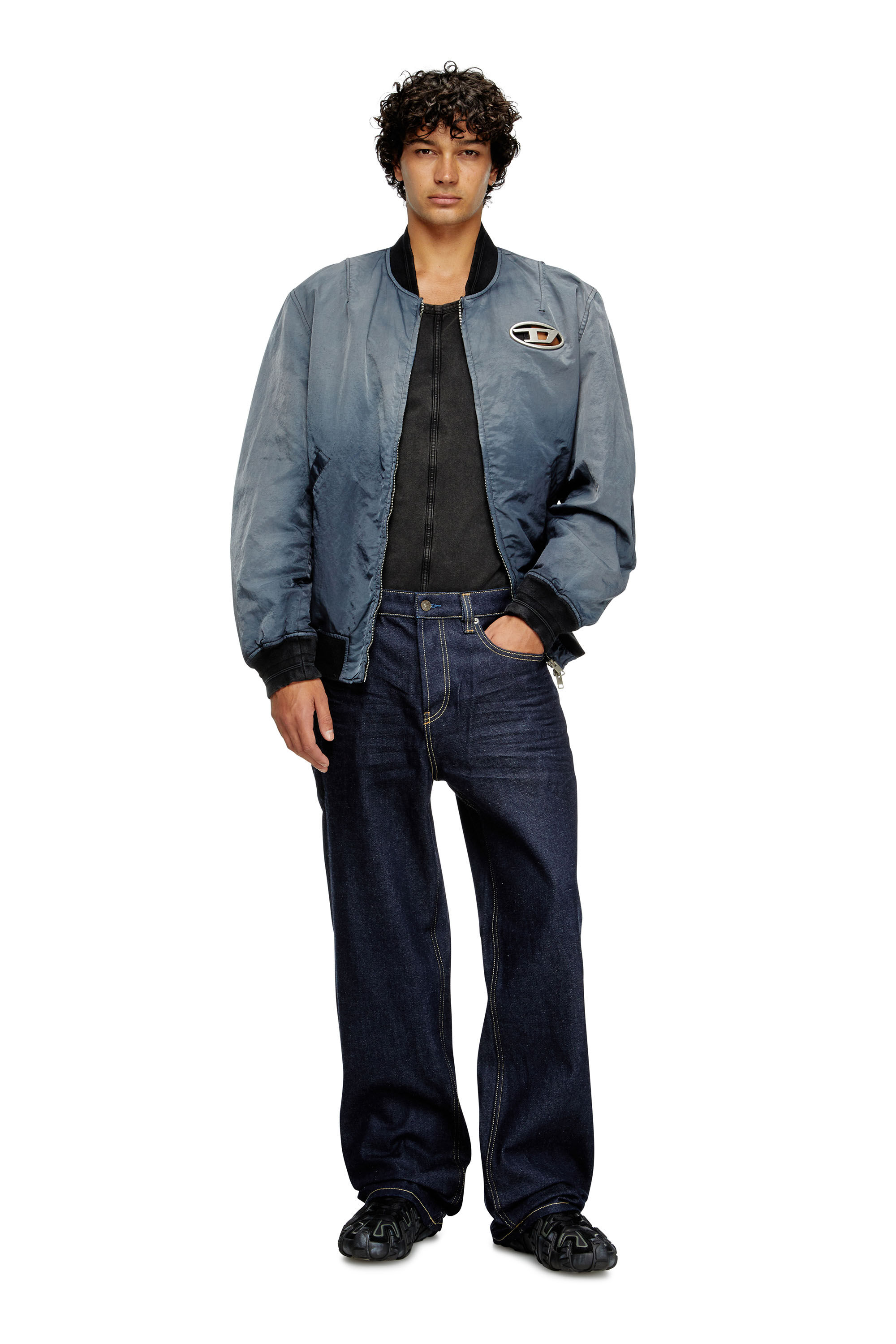 Men's Relaxed Jeans | Dark Blue | Diesel 2001 D-Macro