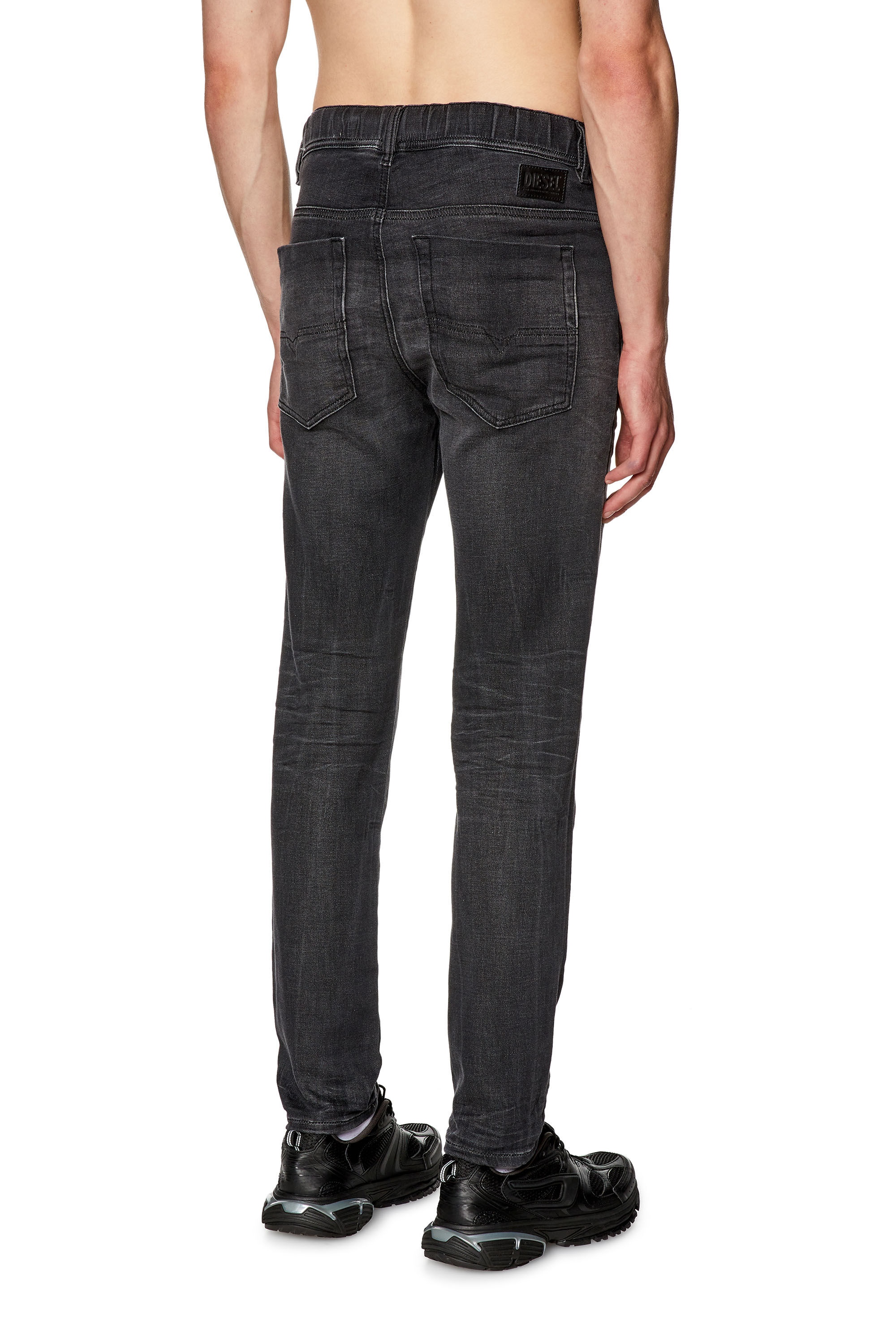 Diesel - Slim E-Spender JoggJeans® 068FS, Black/Dark grey - Image 4