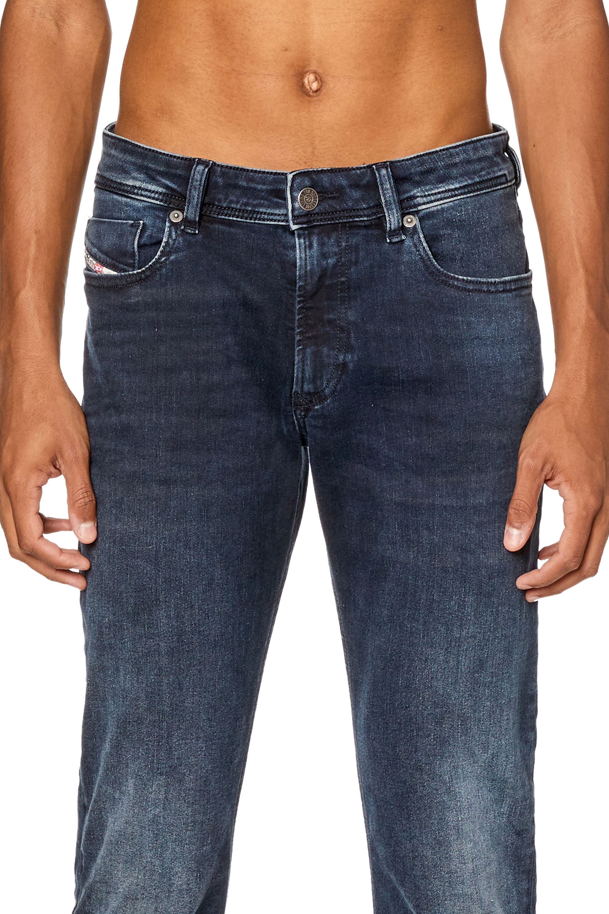 Men s Skinny Jeans Dark Blue Diesel 1979 Sleenker