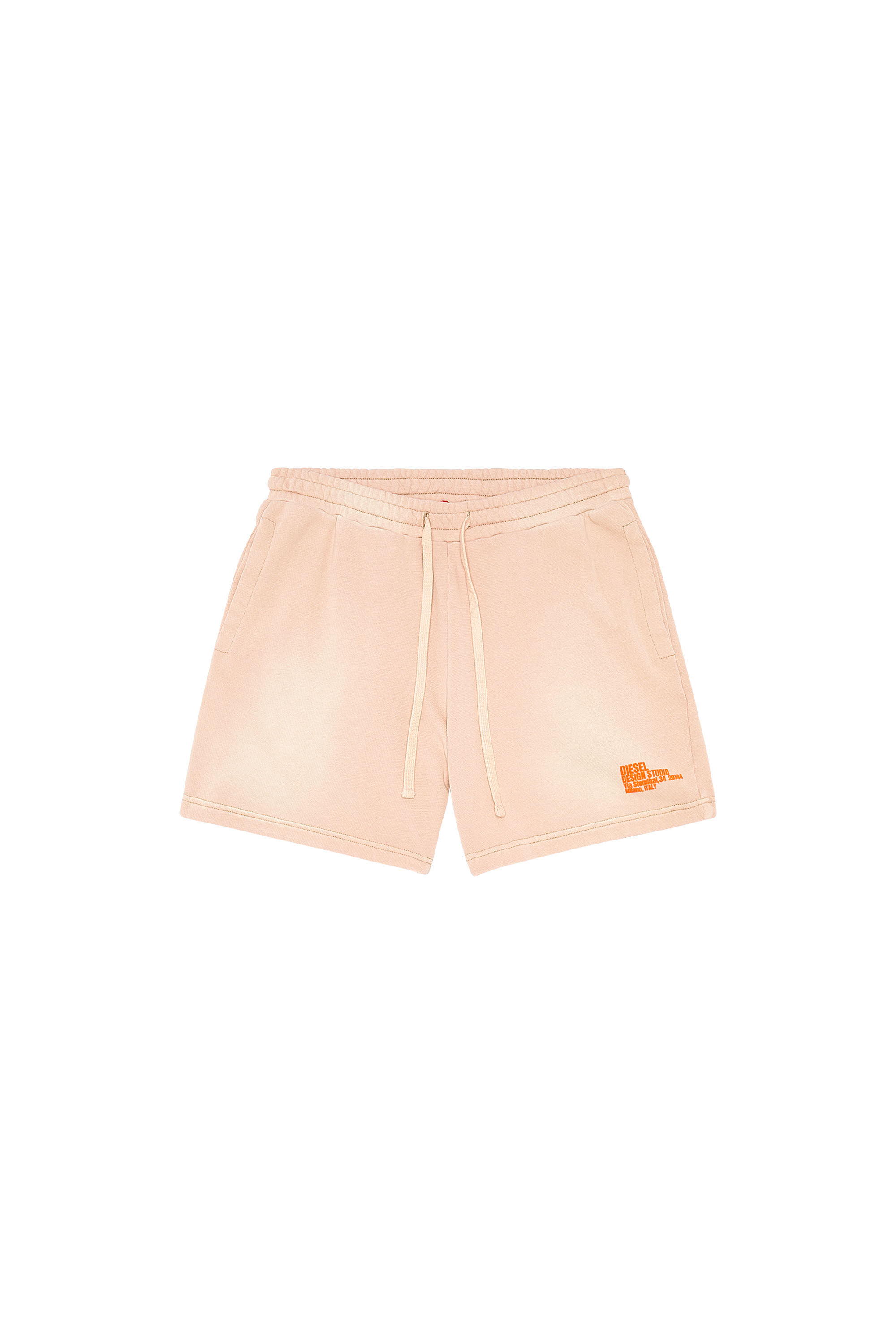 Diesel - P-STELT-N1, Man Sweat shorts with sun-faded effect in Pink - Image 3