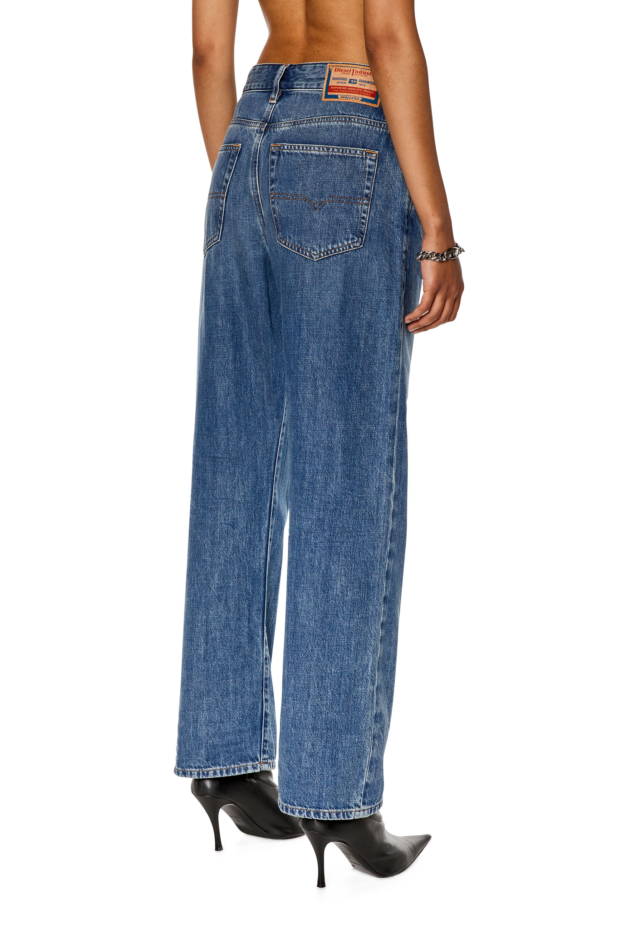Diesel - Straight Jeans 1999 D-Reggy 068FG, Medium blue - Image 4