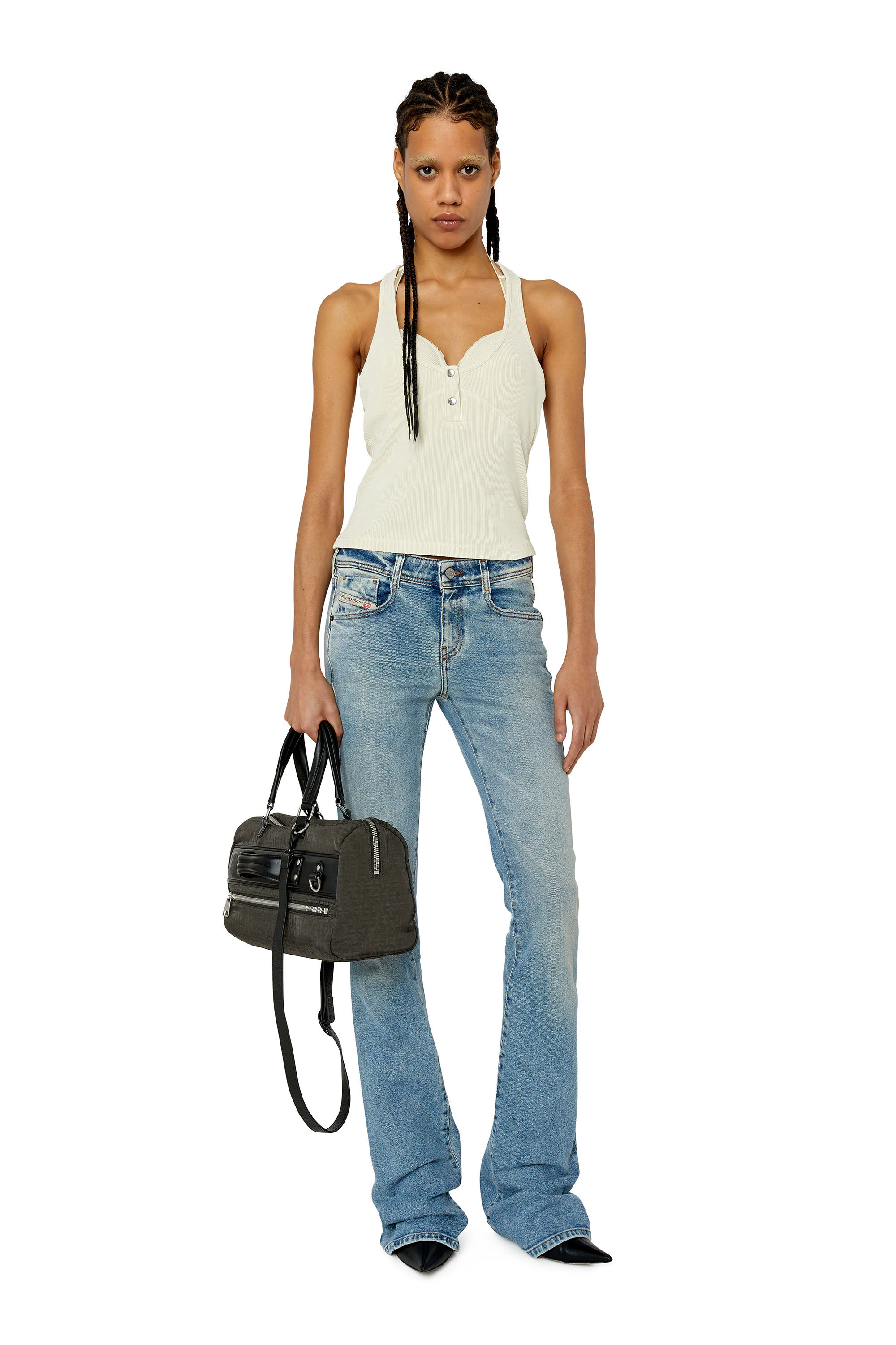 Diesel - Woman's Bootcut and Flare Jeans 1969 D-Ebbey 09E86, Light Blue - 1