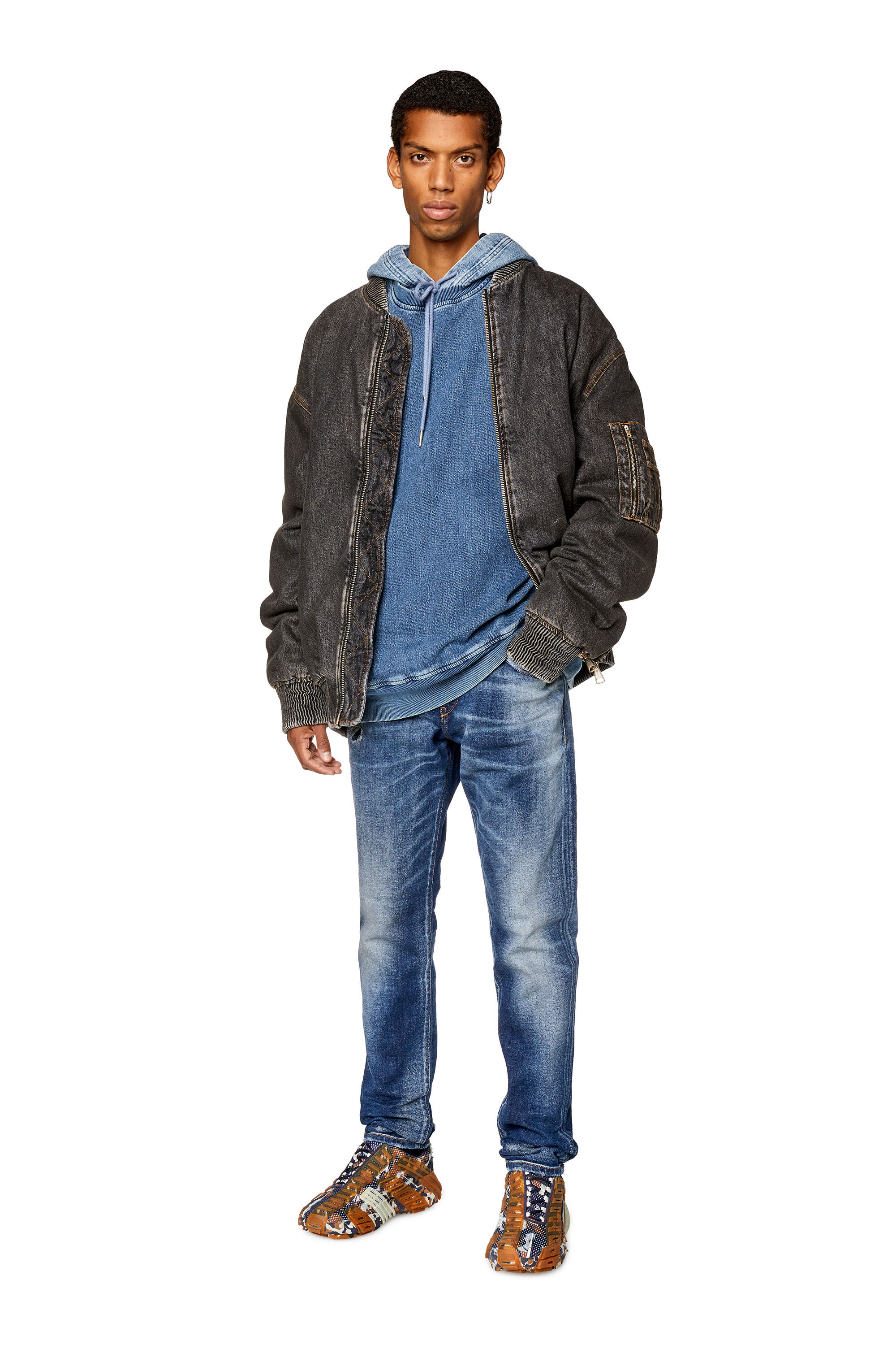 Diesel - Slim Jeans 2019 D-Strukt 09G89, Medium blue - Image 1