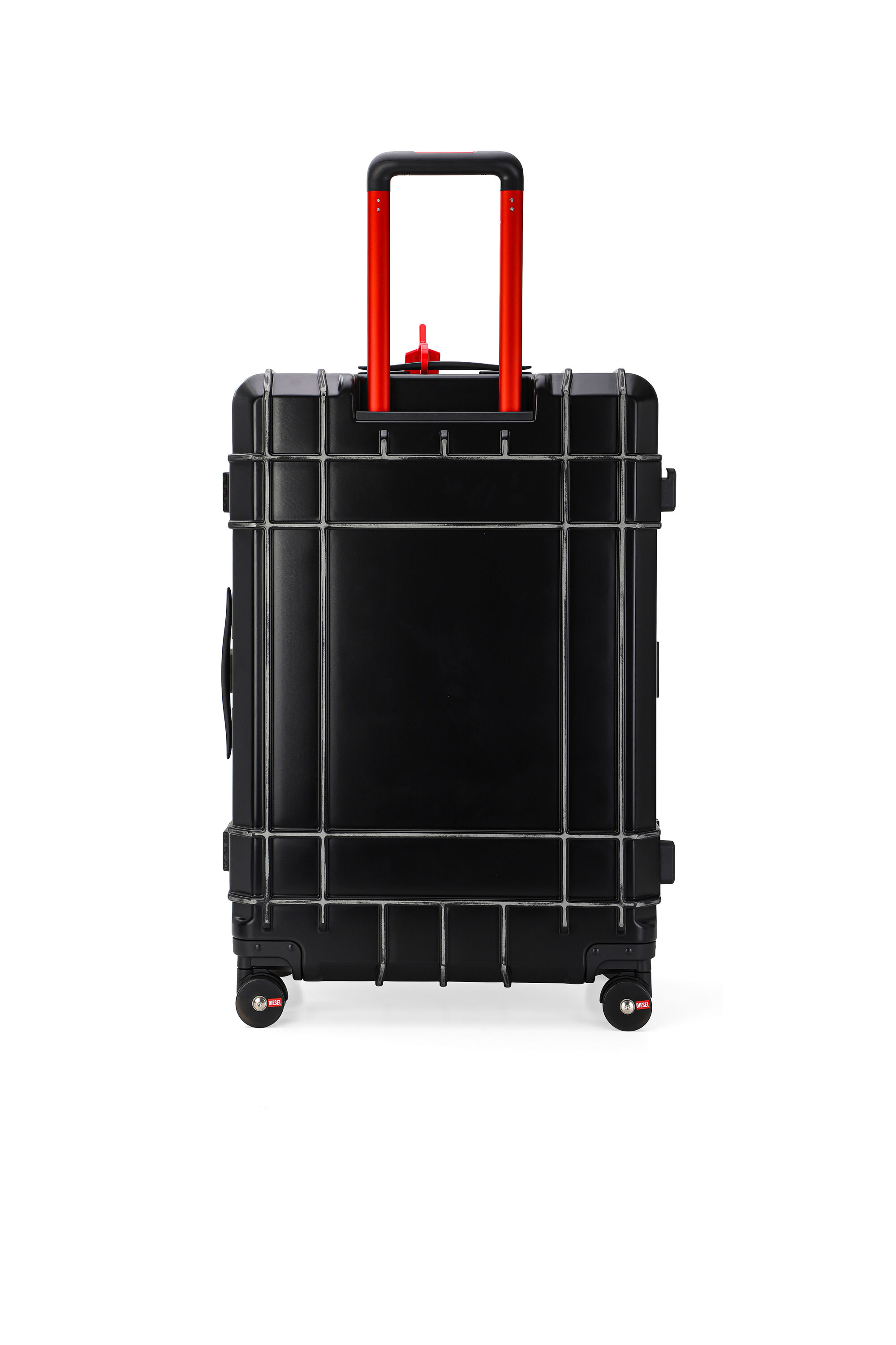 Diesel - DIESEL PC STRONG IMAGE TROLLEY- DSL003, Unisex's Rugged carry‑on suitcase 28" in Black - 2