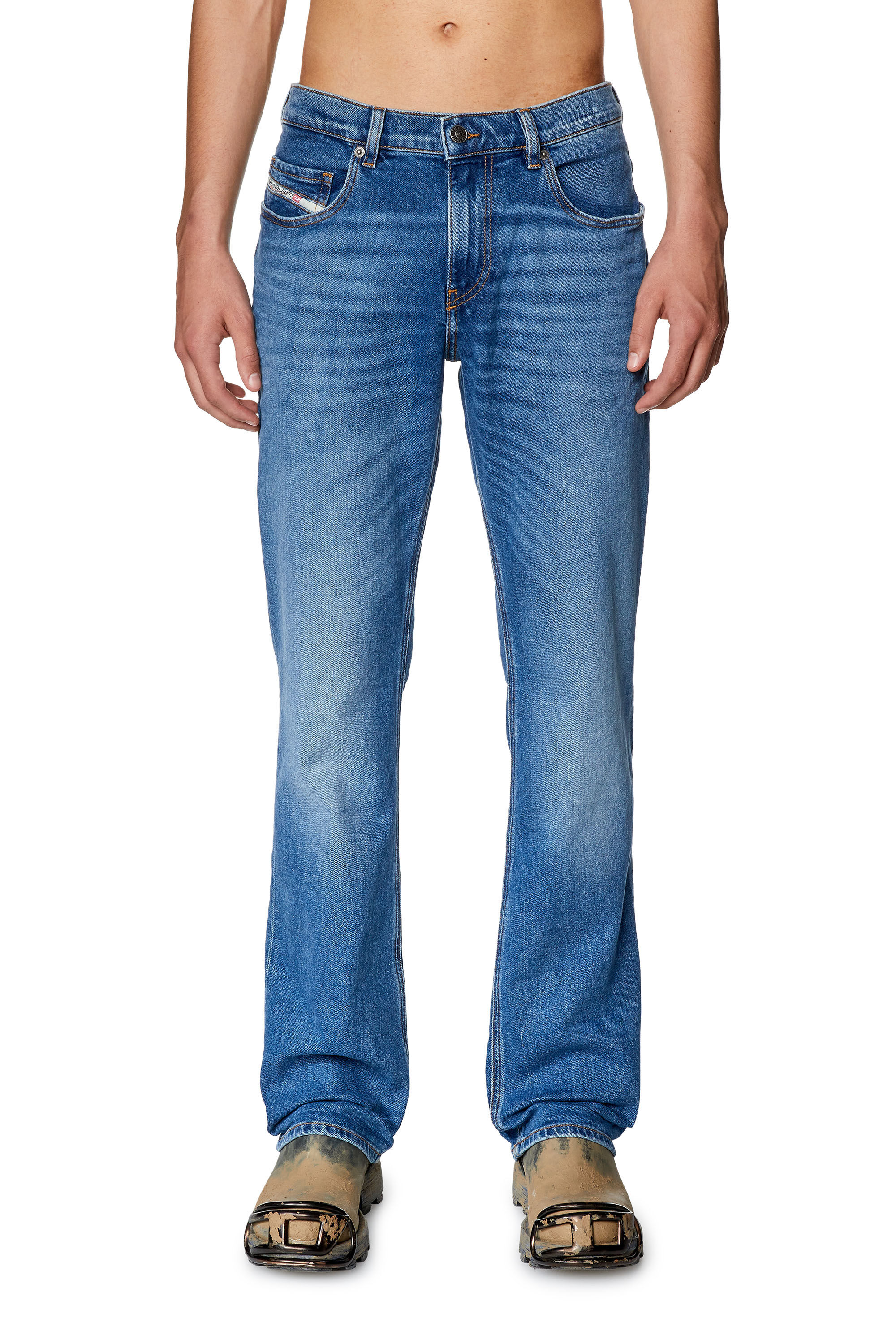 Men s Bootcut Jeans Medium blue Diesel 2021 D Vocs