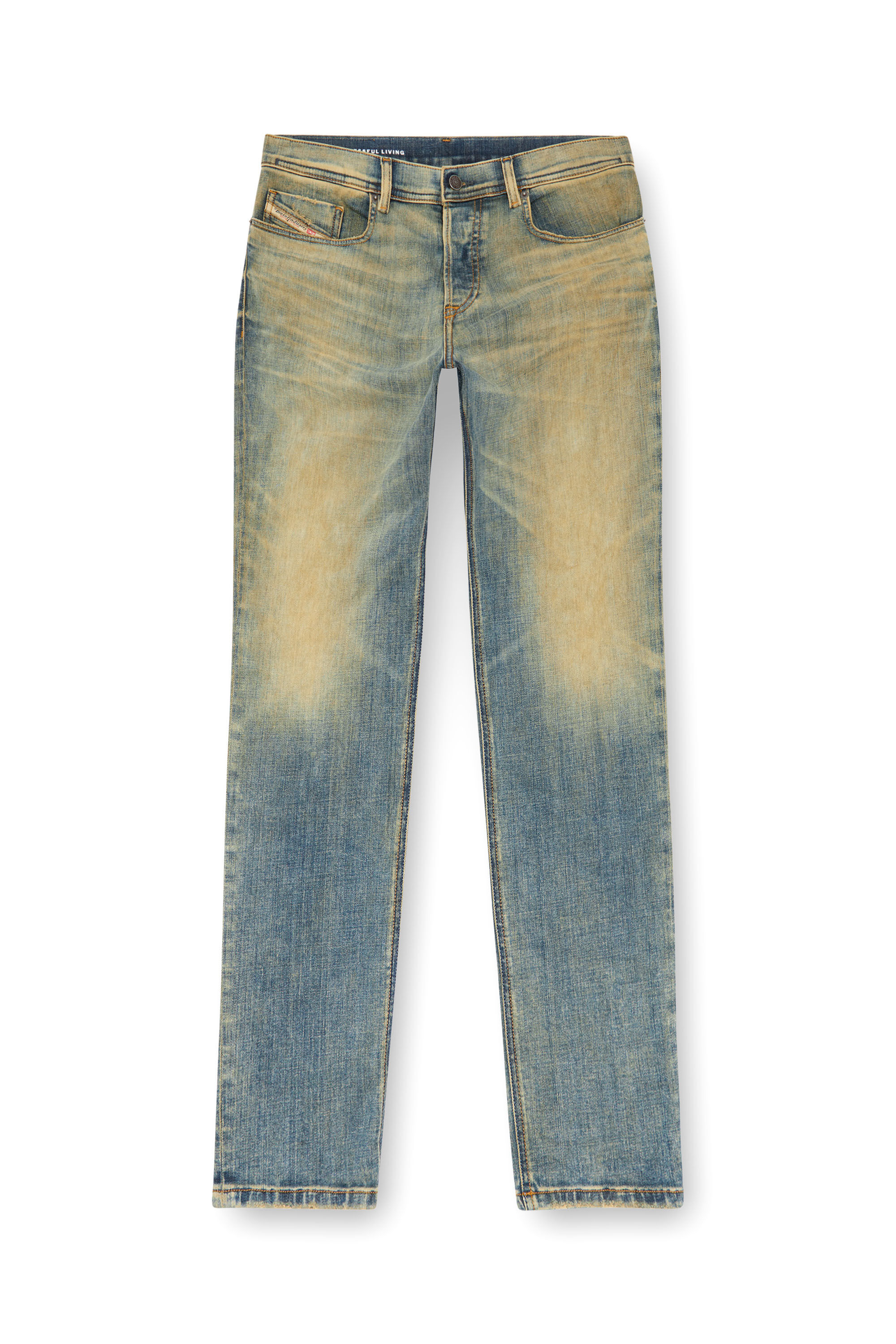 Diesel - Man Tapered Jeans 2023 D-Finitive 09J51, Medium blue - Image 2