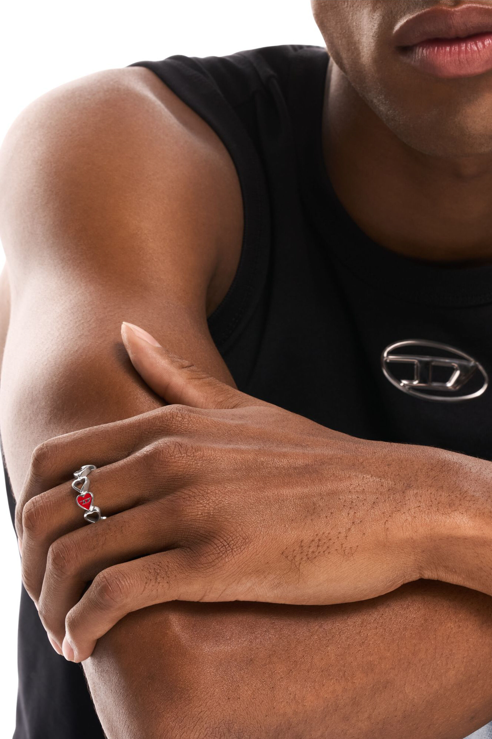 Diesel - DX166940 JEWELLERY, Unisex's Stainless Steel Band Ring in Silver - 4