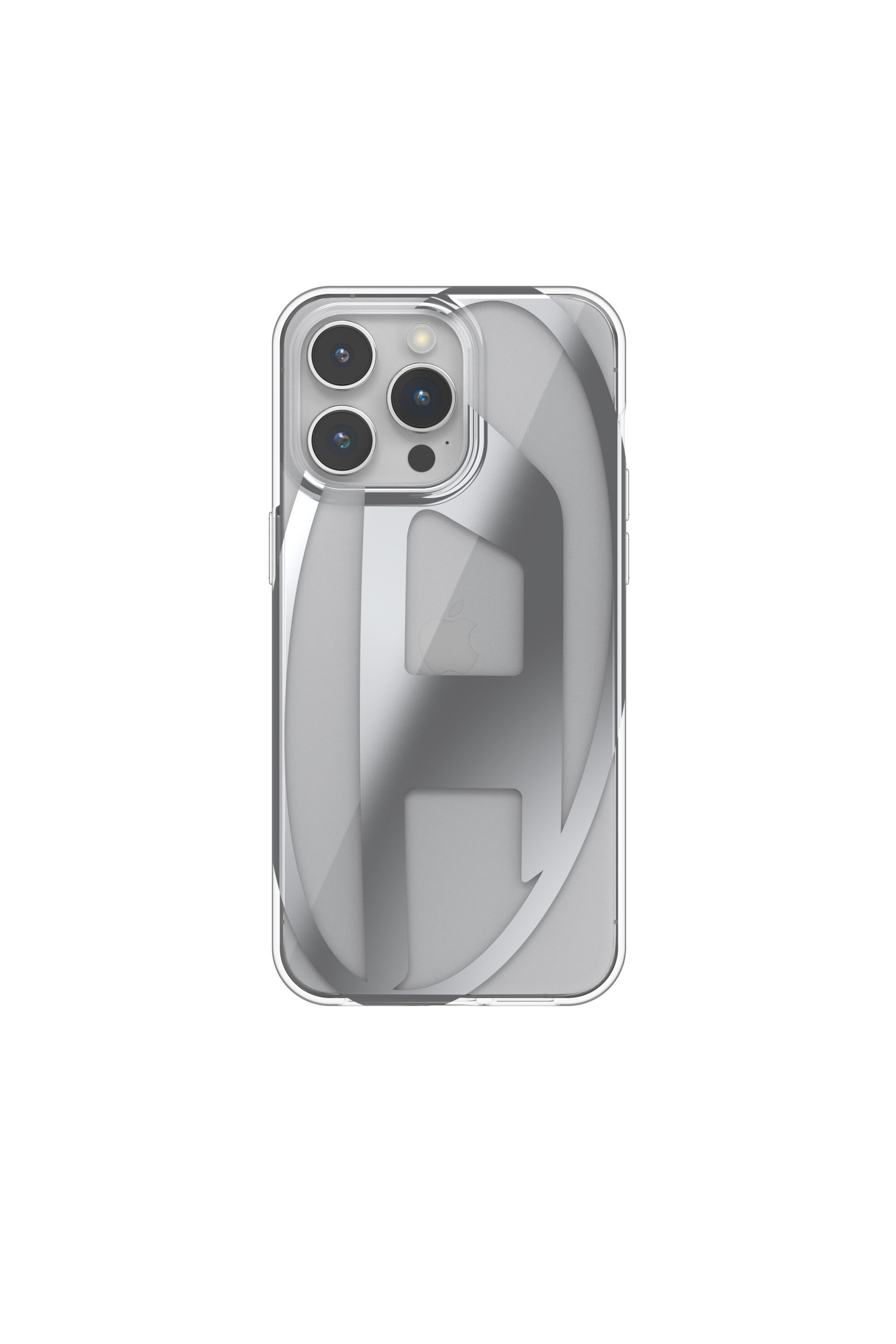 Diesel - 54204 MOULDED CASE, Unisex's Clear case D iP15 Pro Max in Silver - 2