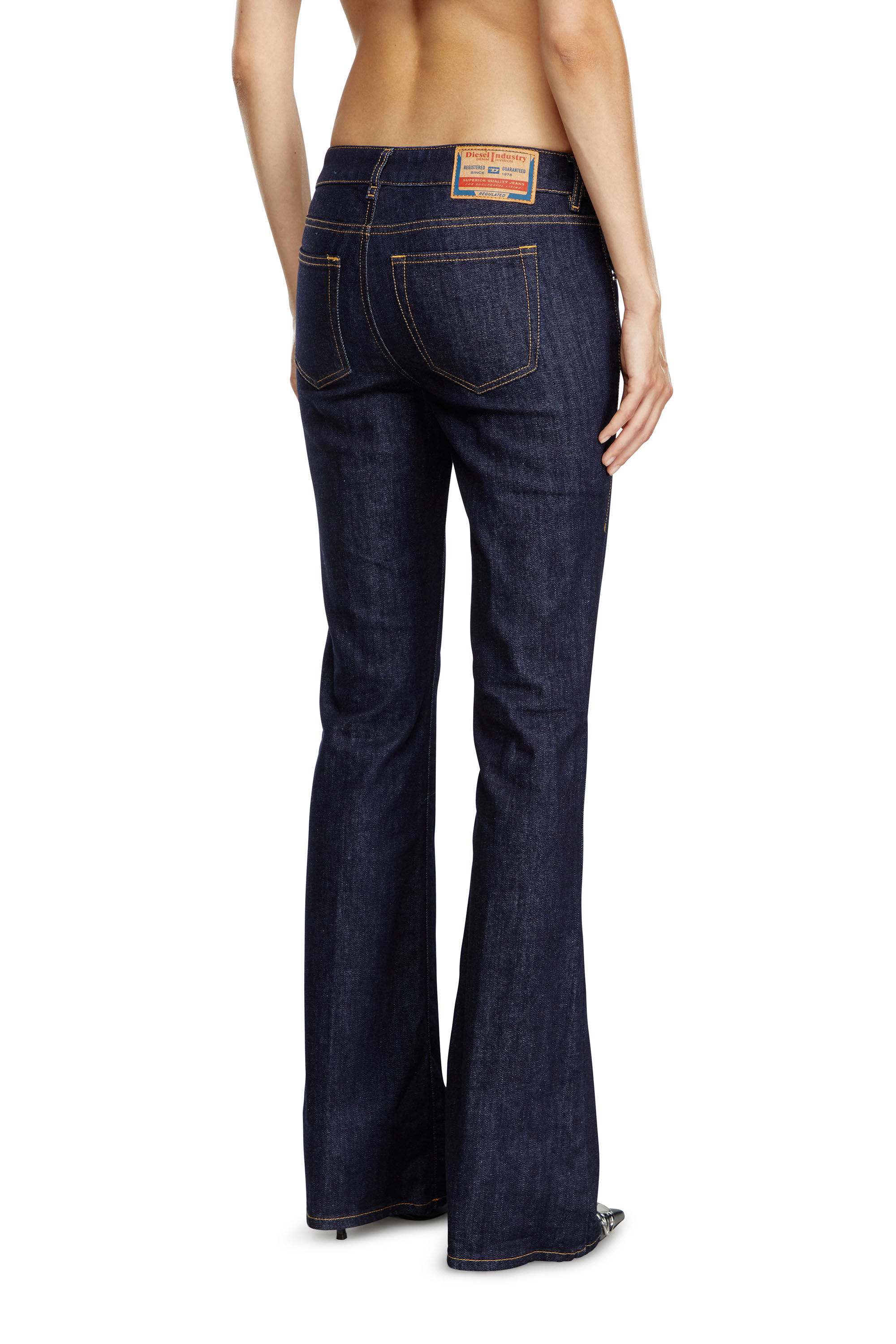 1969 D Ebbey Woman Bootcut low waist Jeans dark blue Diesel