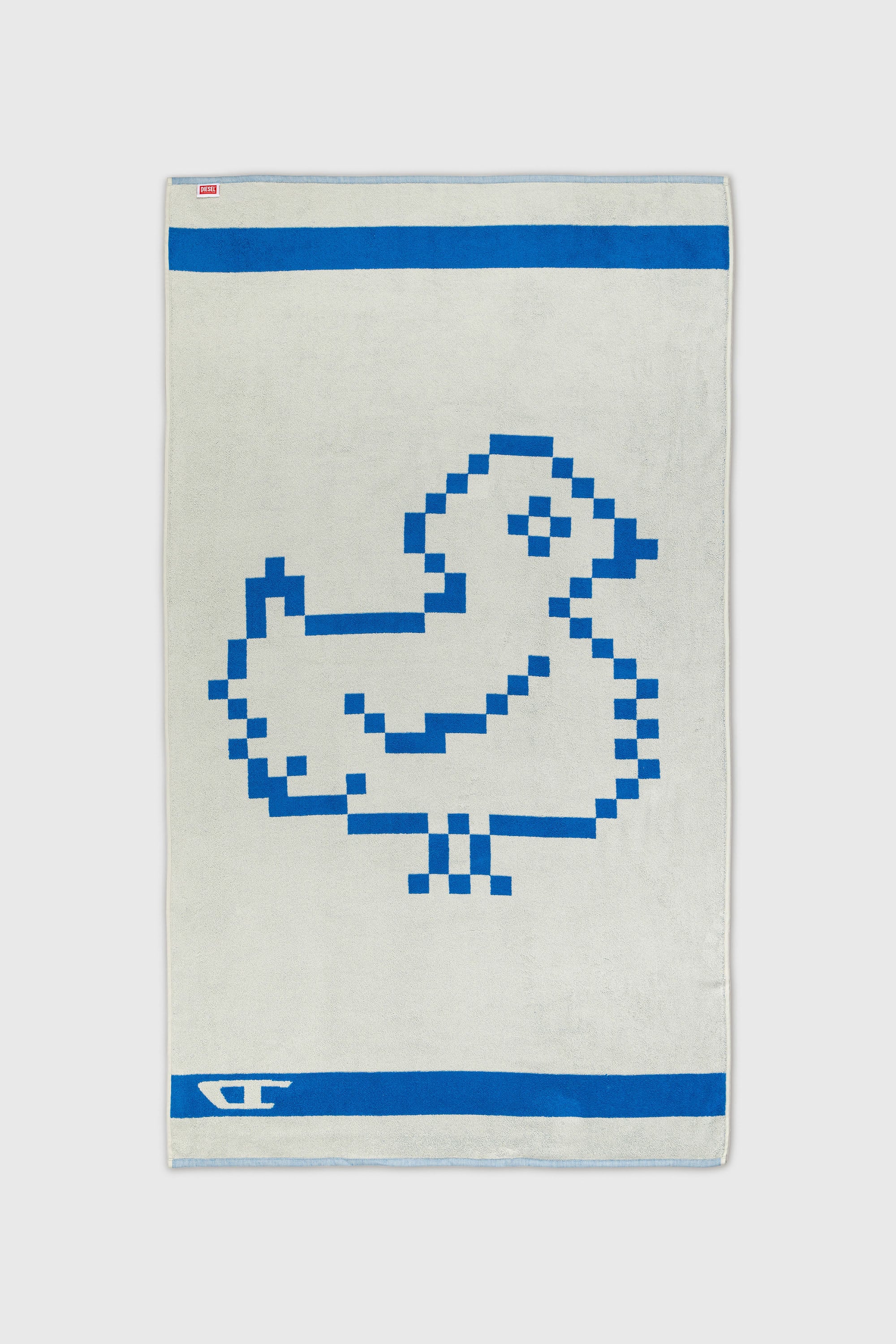 Diesel - 1018134  PIXEL TOYS 1 GREY/BLUE TOWEL, Unisex's Terry towel 100x180 cm in Blue - 2