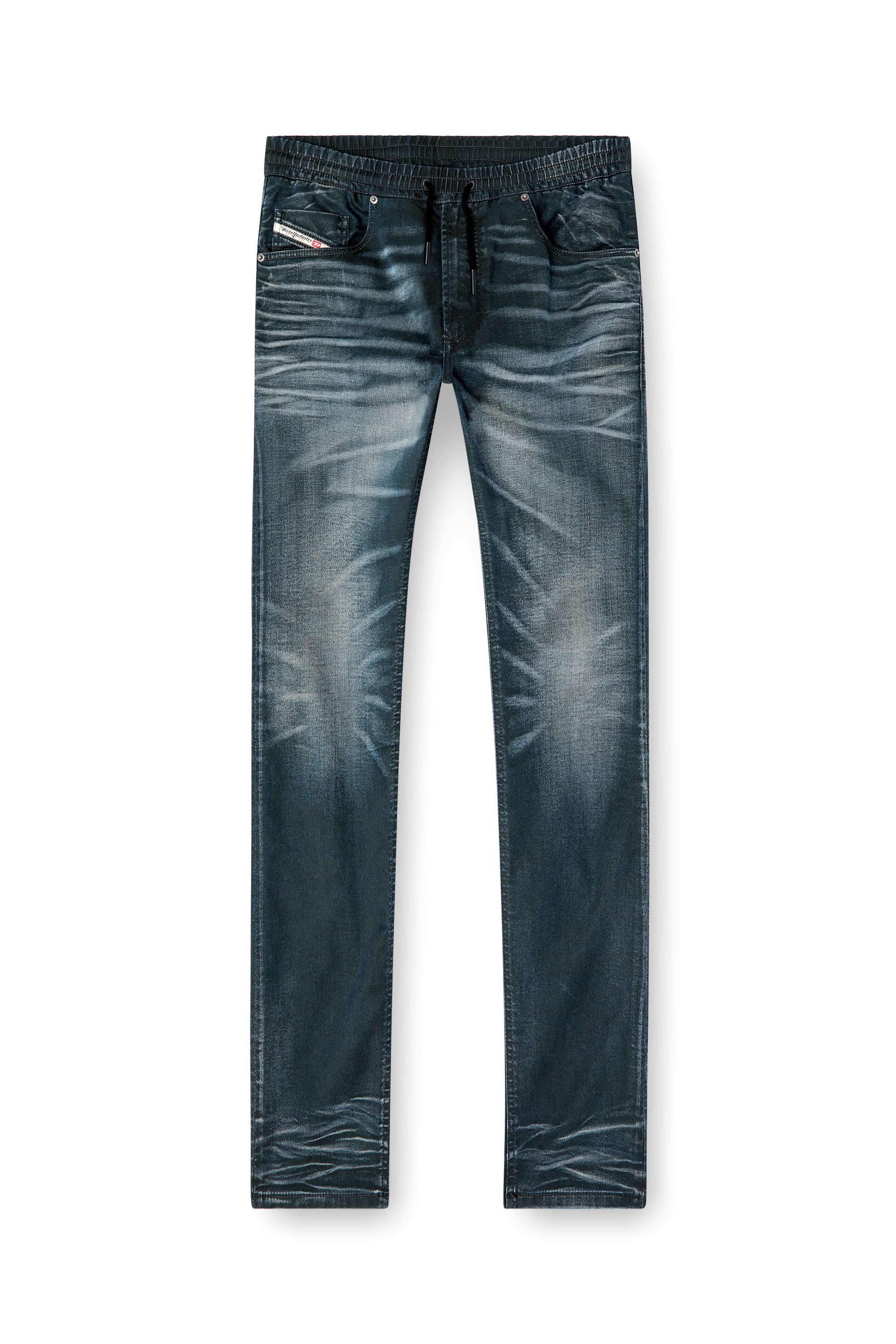 Diesel - Man's Regular 2030 D-Krooley Joggjeans® 068QK, Dark Blue - 3