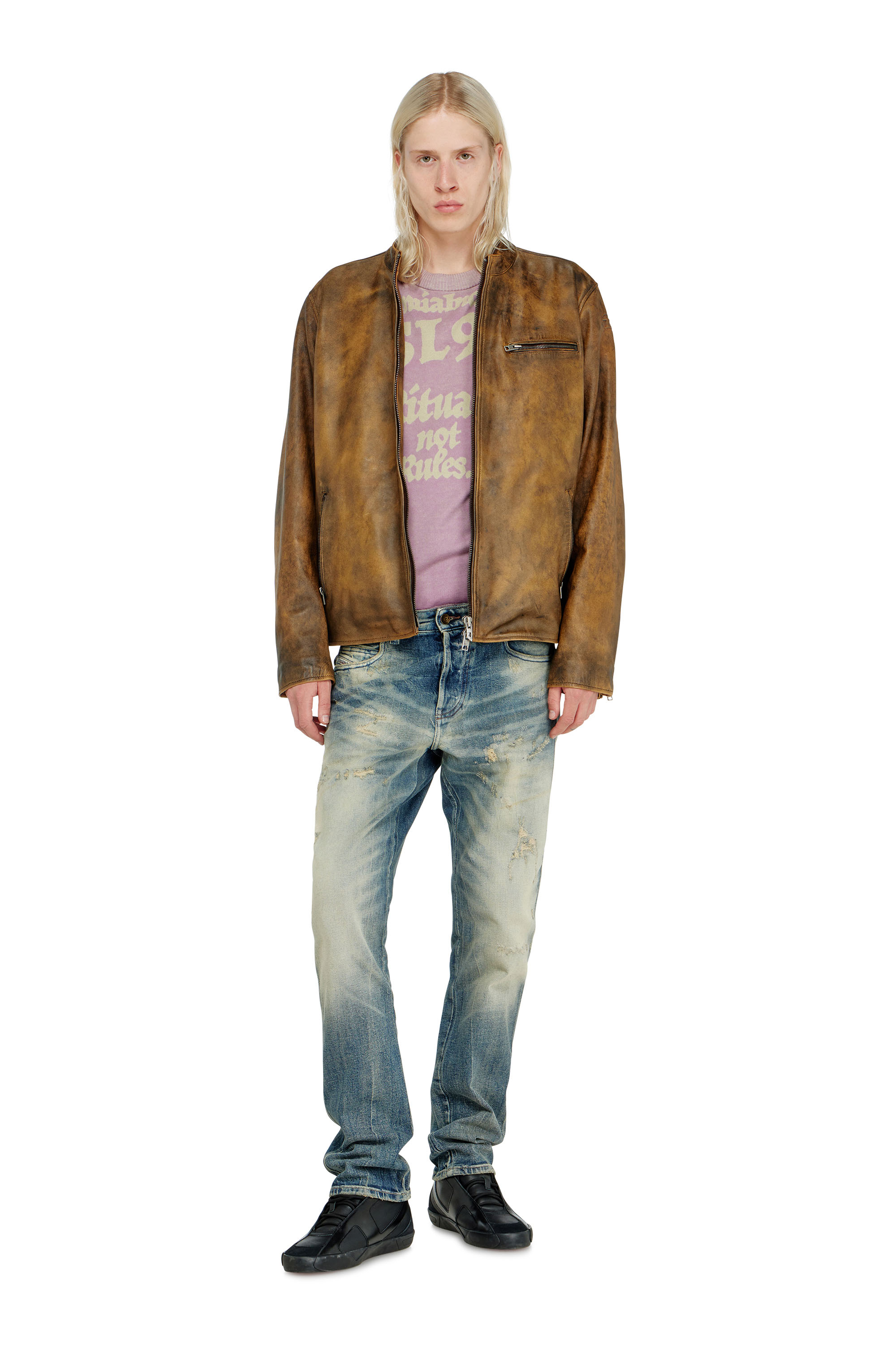 Diesel - Man's Slim Jeans 1993 D-Vyl 09P34, Medium blue - 4