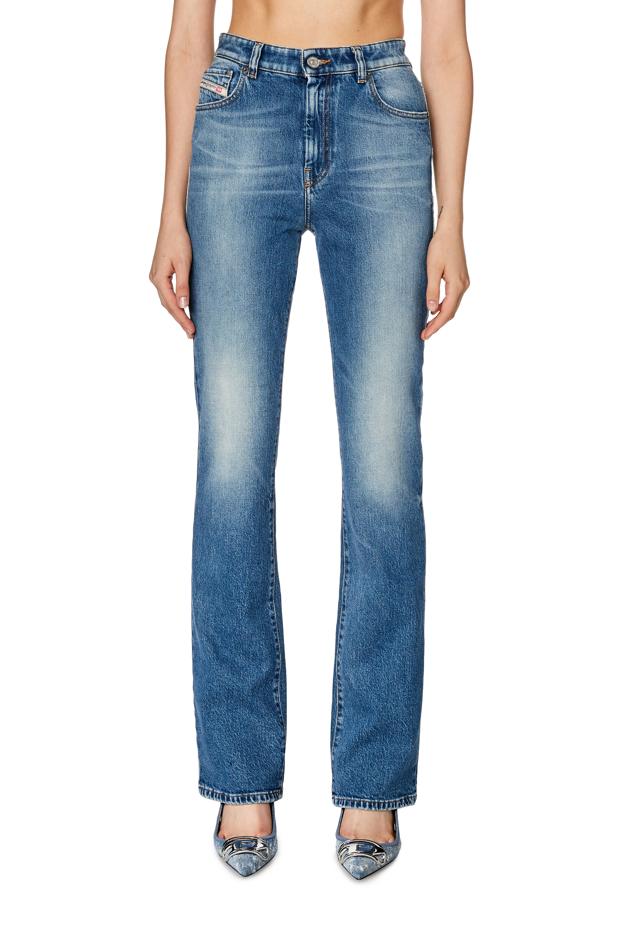 Diesel - Bootcut and Flare Jeans 2003 D-Escription 007P9, Medium blue - Image 1