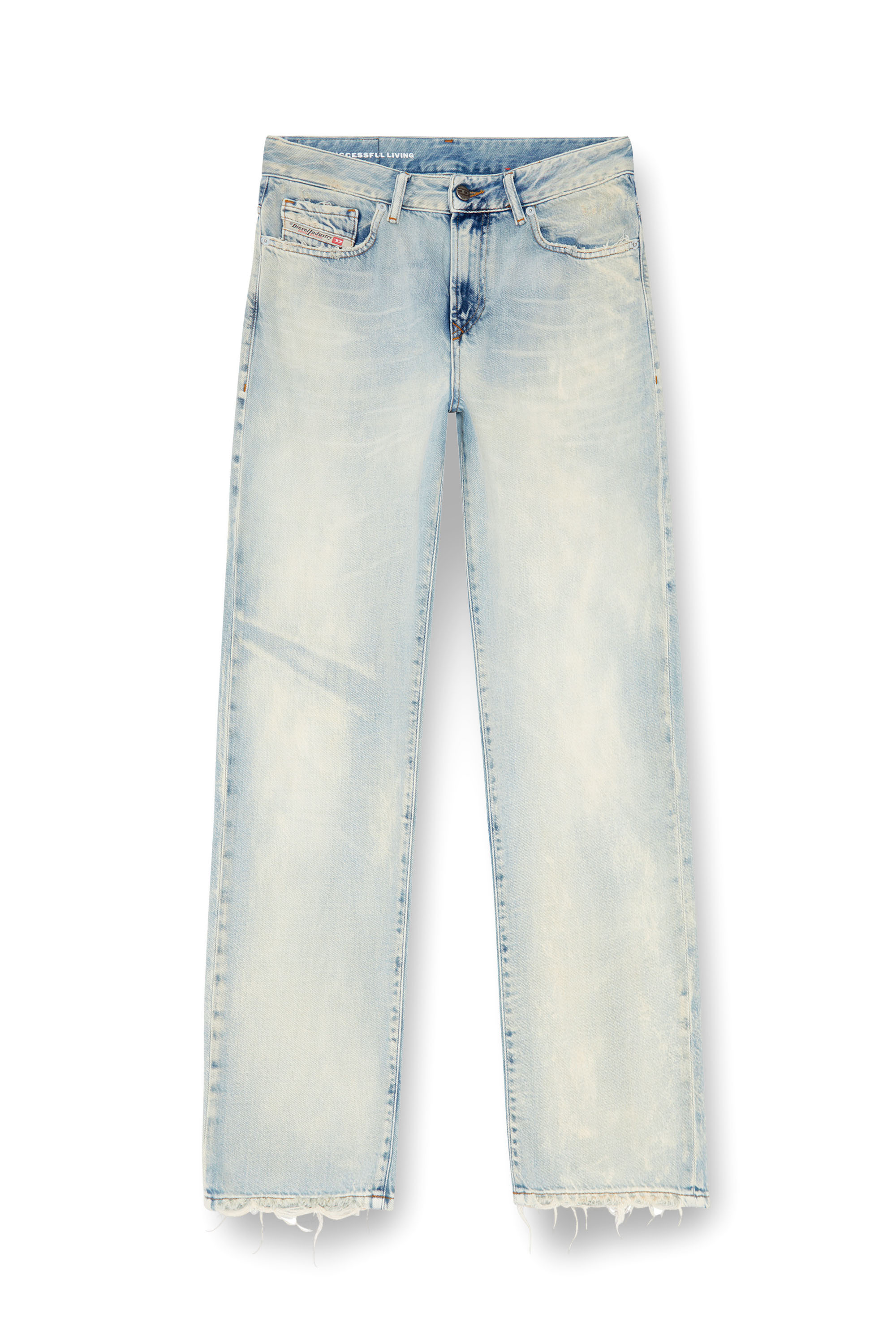 Diesel - Woman Straight Jeans 1999 D-Reggy 09J89, Light Blue - Image 5